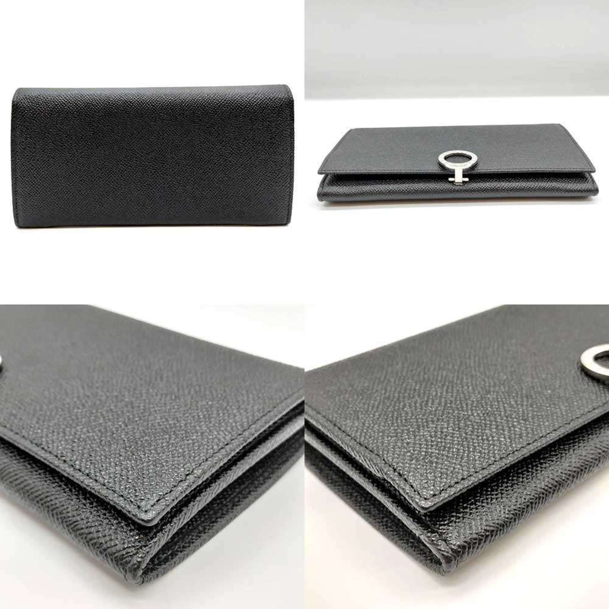 Bvlgari BVLGARI Clip Long Wallet, Bifold, Black Leather, 30412 Size ONE SIZE - 2 Thumbnail
