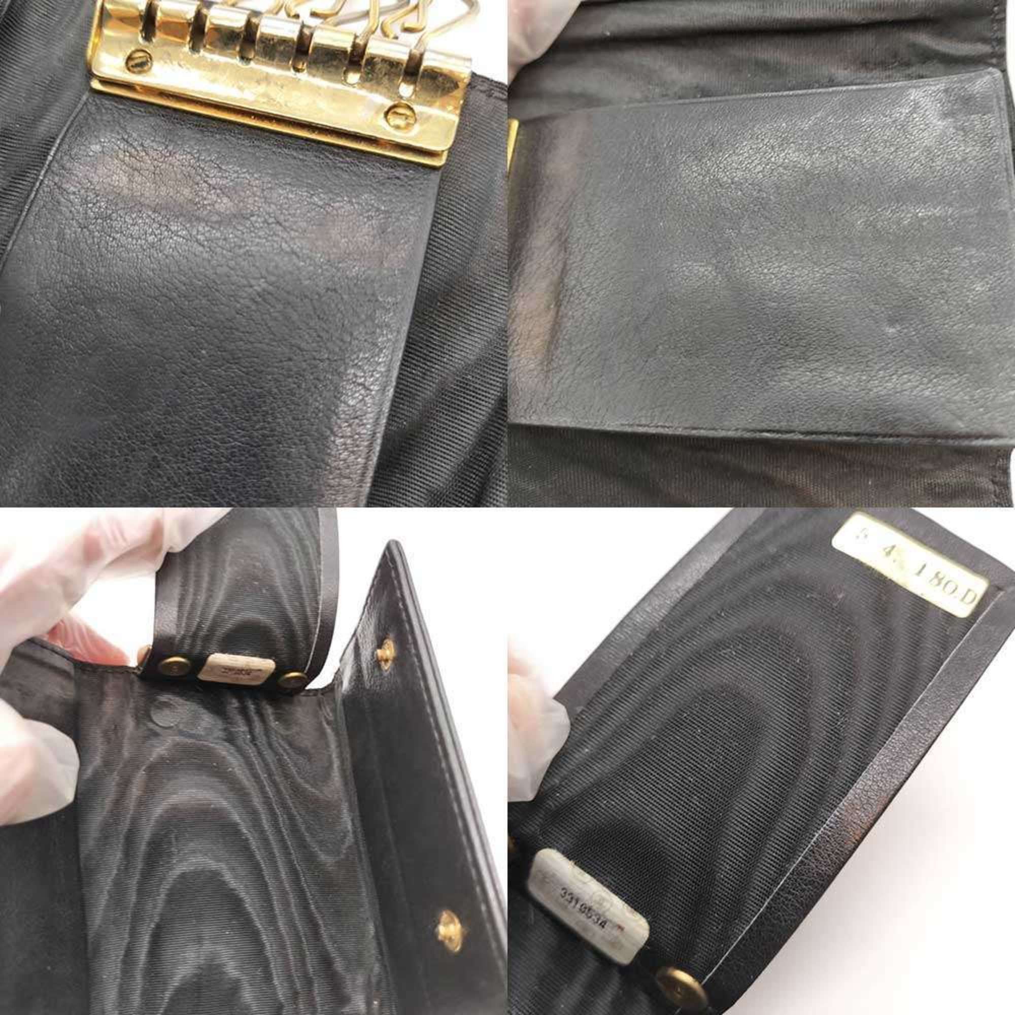 Chanel CHANEL 6-ring key case in caviar leather, black with Coco mark Size ONE SIZE - 5 Thumbnail