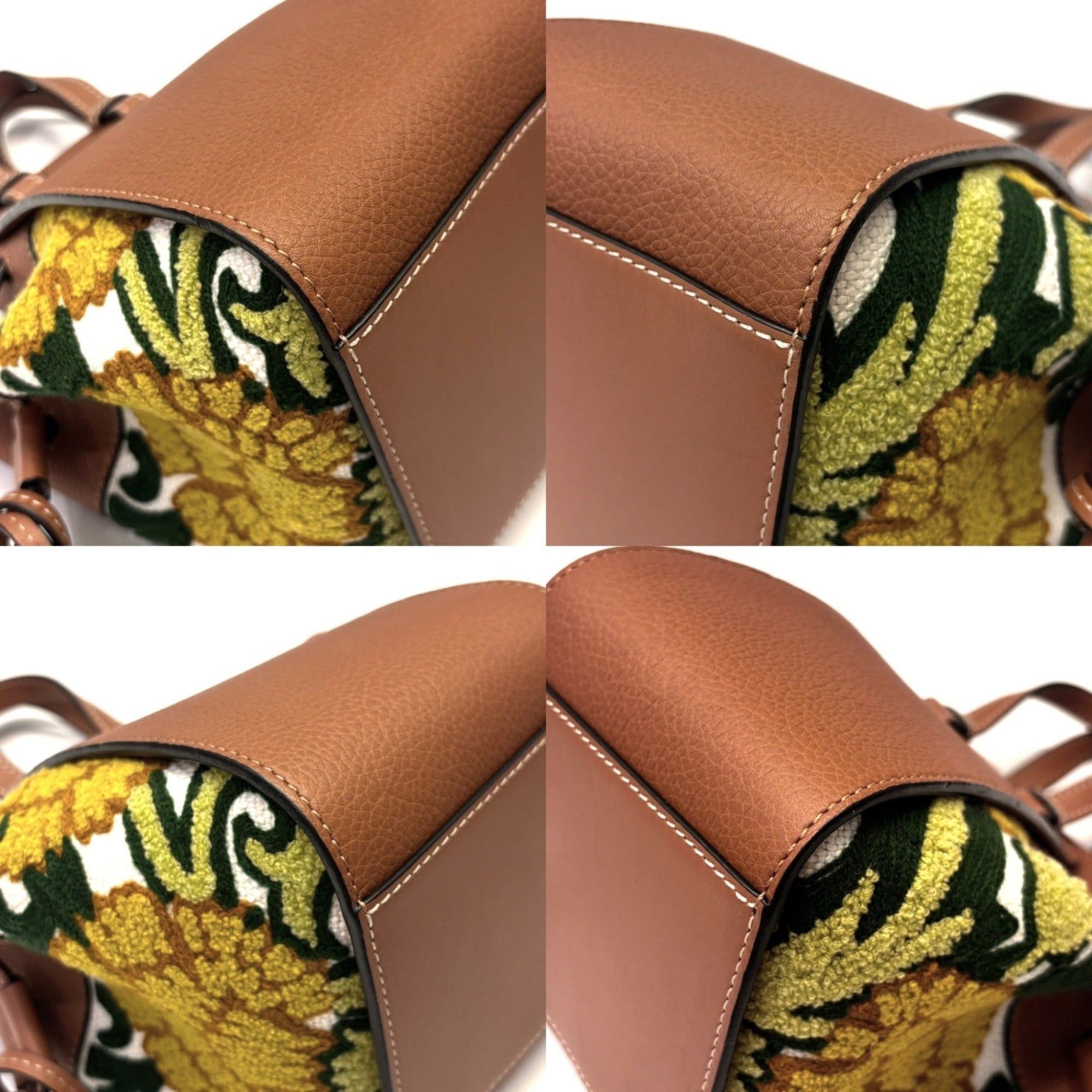 Loewe LOEWE Hammock Floral Handbag Anagram Flower 303.30.V07 Size ONE SIZE - 4 Thumbnail