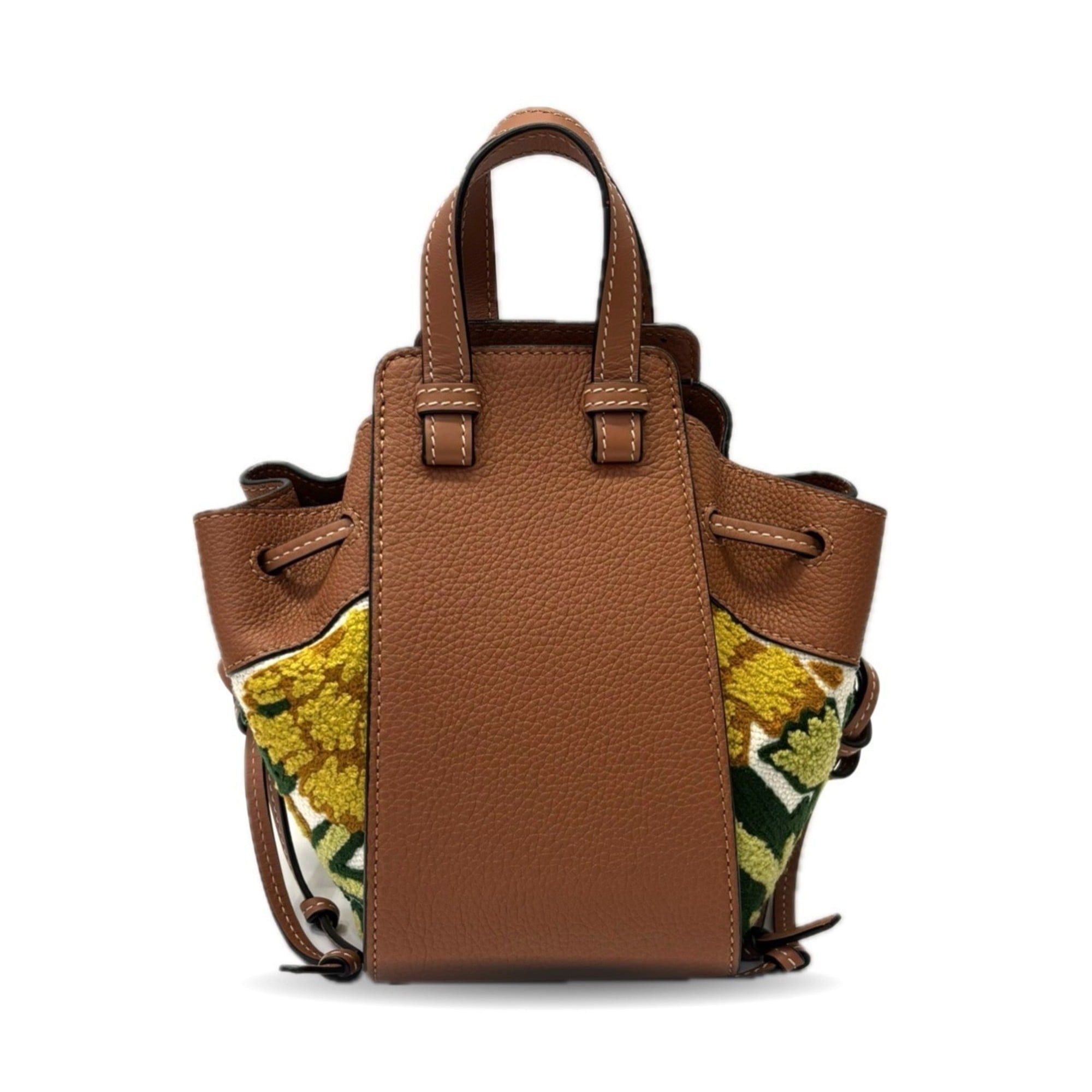 Loewe LOEWE Hammock Floral Handbag Anagram Flower 303.30.V07 Size ONE SIZE - 2 Thumbnail