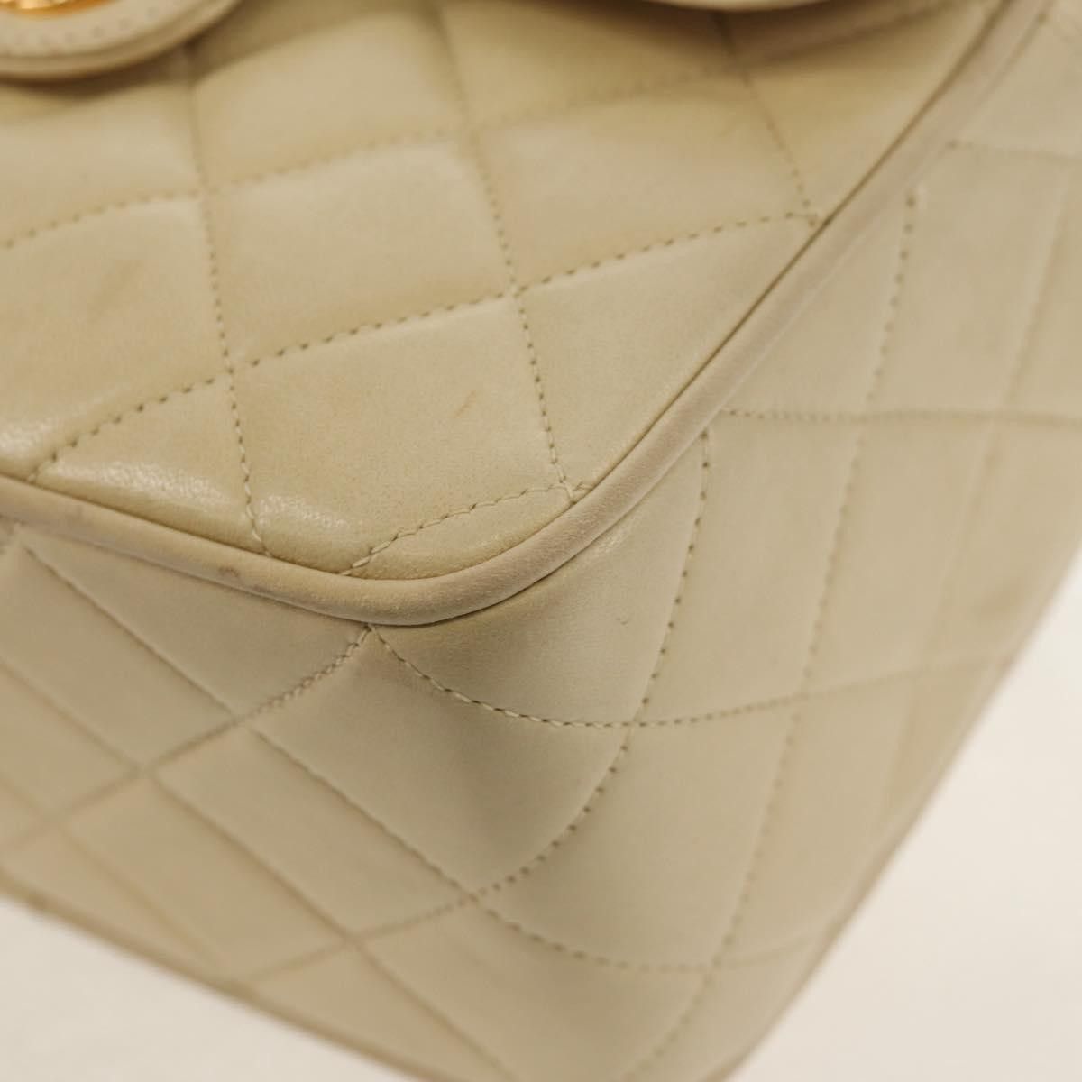 Chanel Chanel Chain Flap Shoulder Bag Quilted Lambskin Size ONE SIZE - 9 Thumbnail