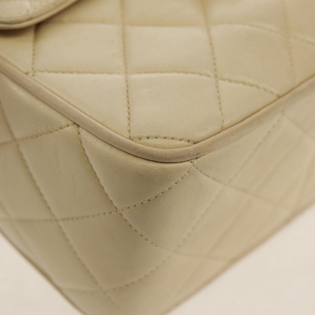 Chanel Chanel Chain Flap Shoulder Bag Quilted Lambskin Size ONE SIZE - 8 Thumbnail