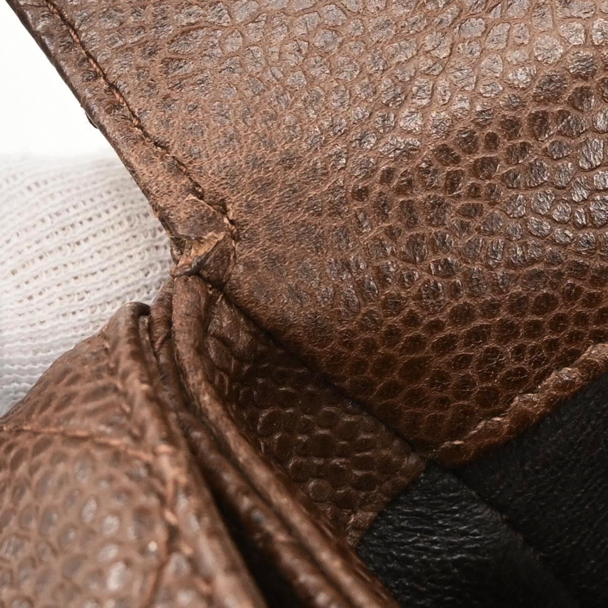 Chanel Chanel Vintage Square CC Flap Bag Quilted Caviar Size ONE SIZE - 9 Thumbnail