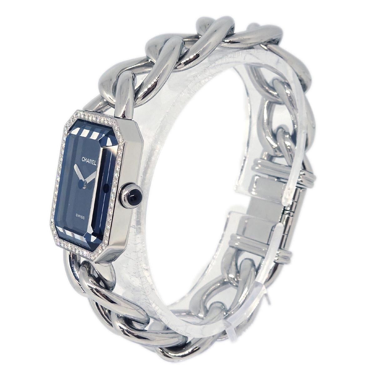 Chanel Chanel Premiere Chain Quartz Watch Stainless Steel with Diamond Bezel Size ONE SIZE - 3 Thumbnail
