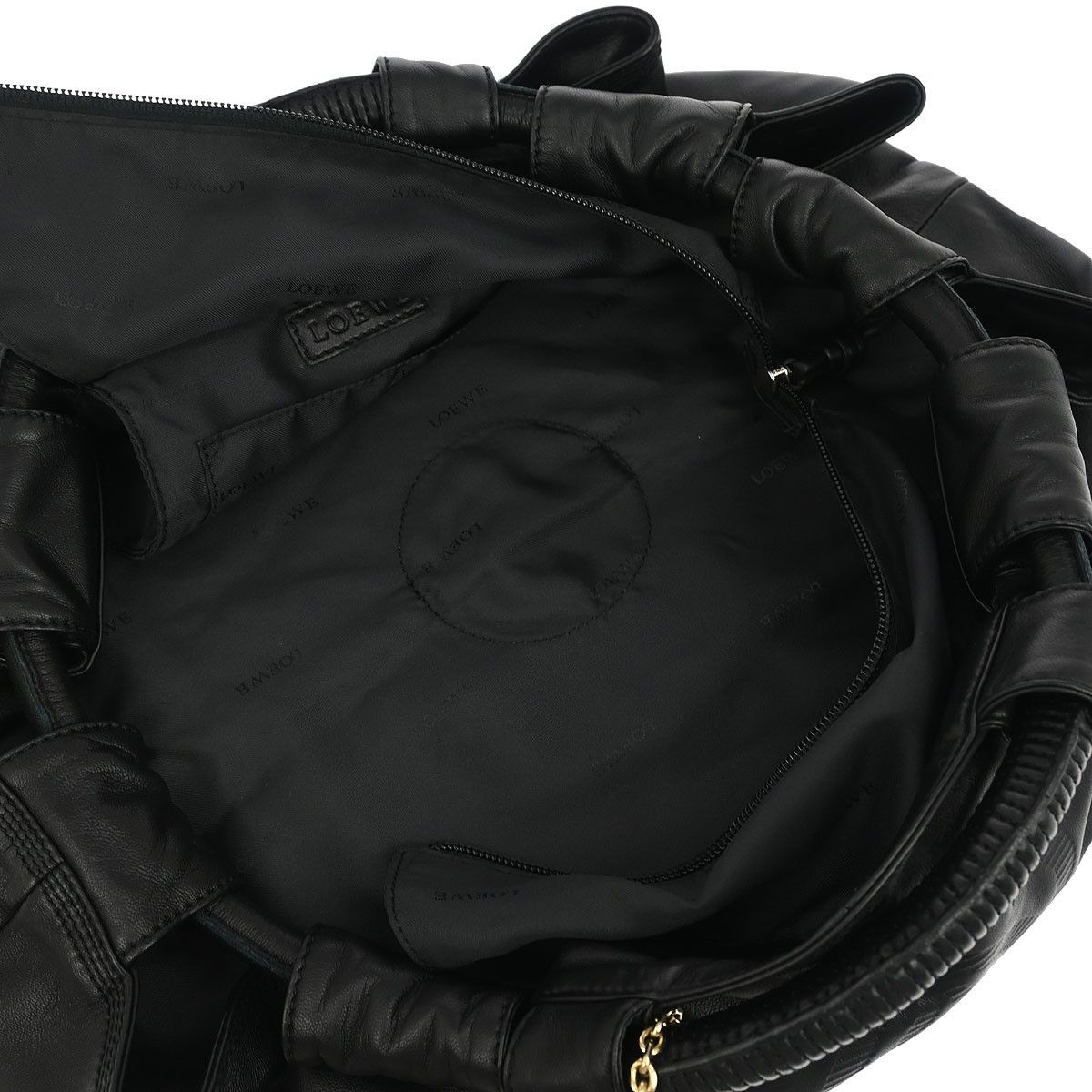 Loewe Loewe Anagram Logo Nappa Aire Hand Bag Leather Size ONE SIZE - 3 Thumbnail