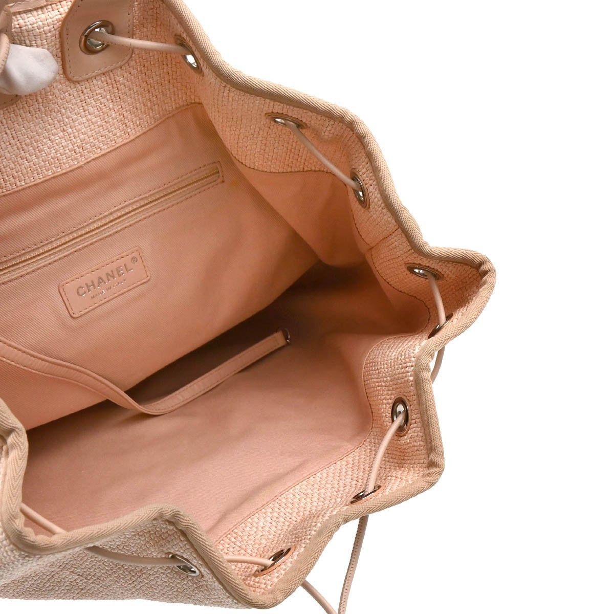 Chanel Chanel Deauville Backpack Canvas Size ONE SIZE - 11 Thumbnail