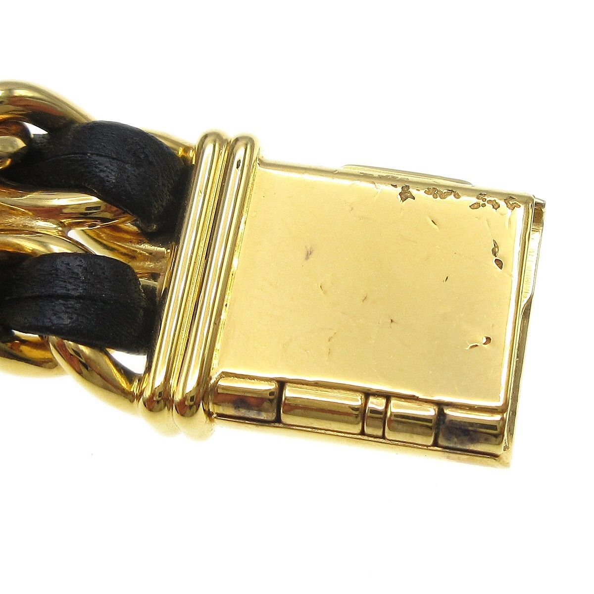 Chanel Chanel Premiere Rock Quartz Watch Plated Metal and Leather Size ONE SIZE - 6 Thumbnail