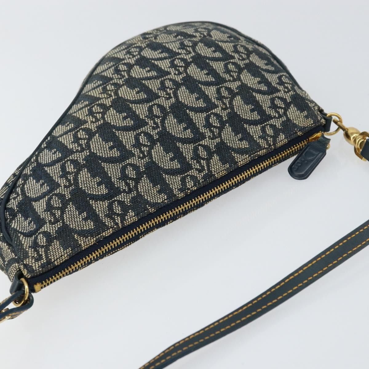 Dior Christian Dior Vintage Saddle Bag Diorissimo Canvas Size ONE SIZE - 16 Thumbnail