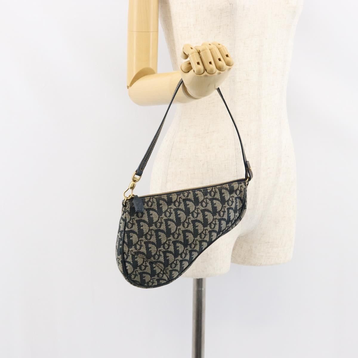 Dior Christian Dior Vintage Saddle Bag Diorissimo Canvas Size ONE SIZE - 14 Thumbnail