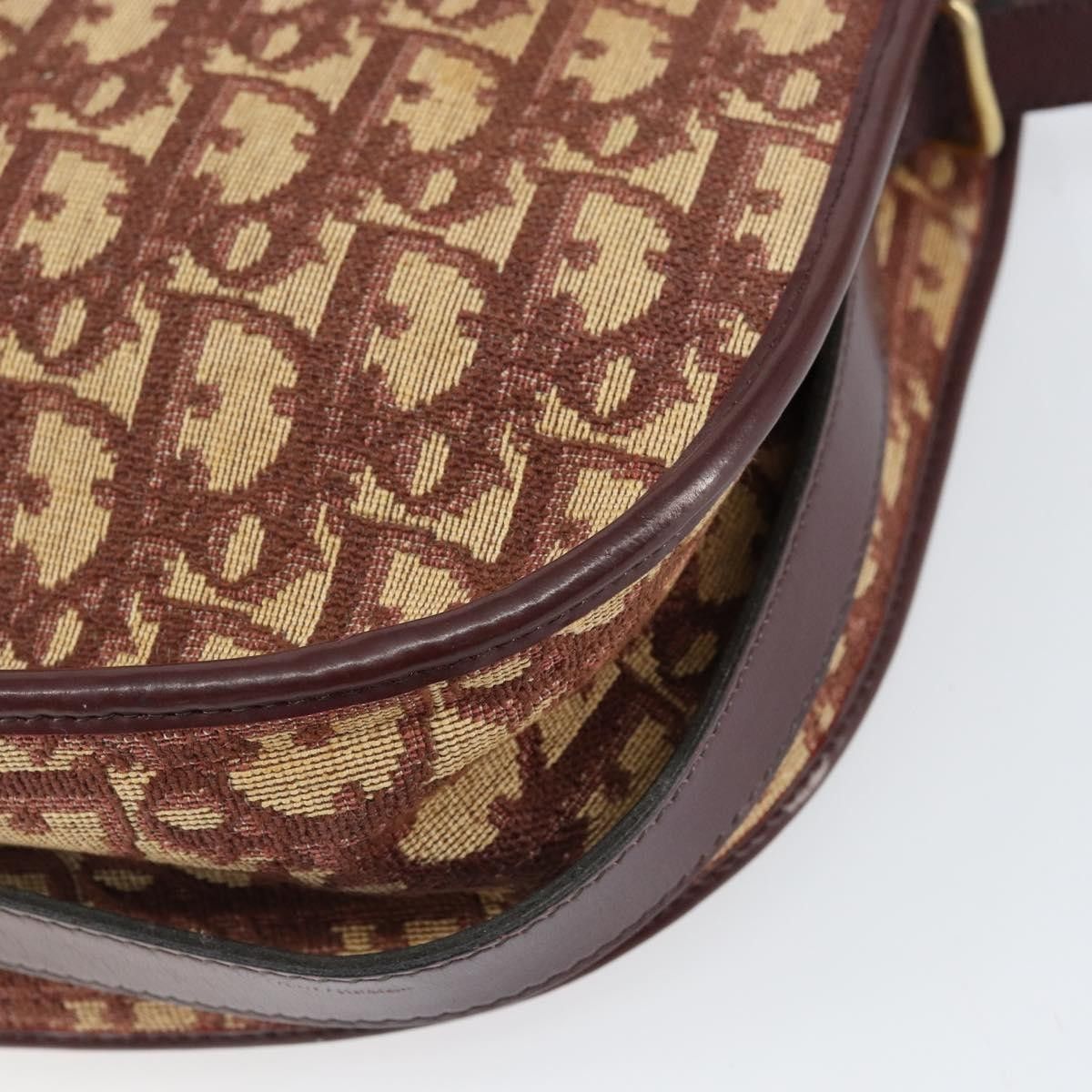 Dior Christian Dior Vintage Trotter Shoulder Bag Canvas Size ONE SIZE - 10 Thumbnail