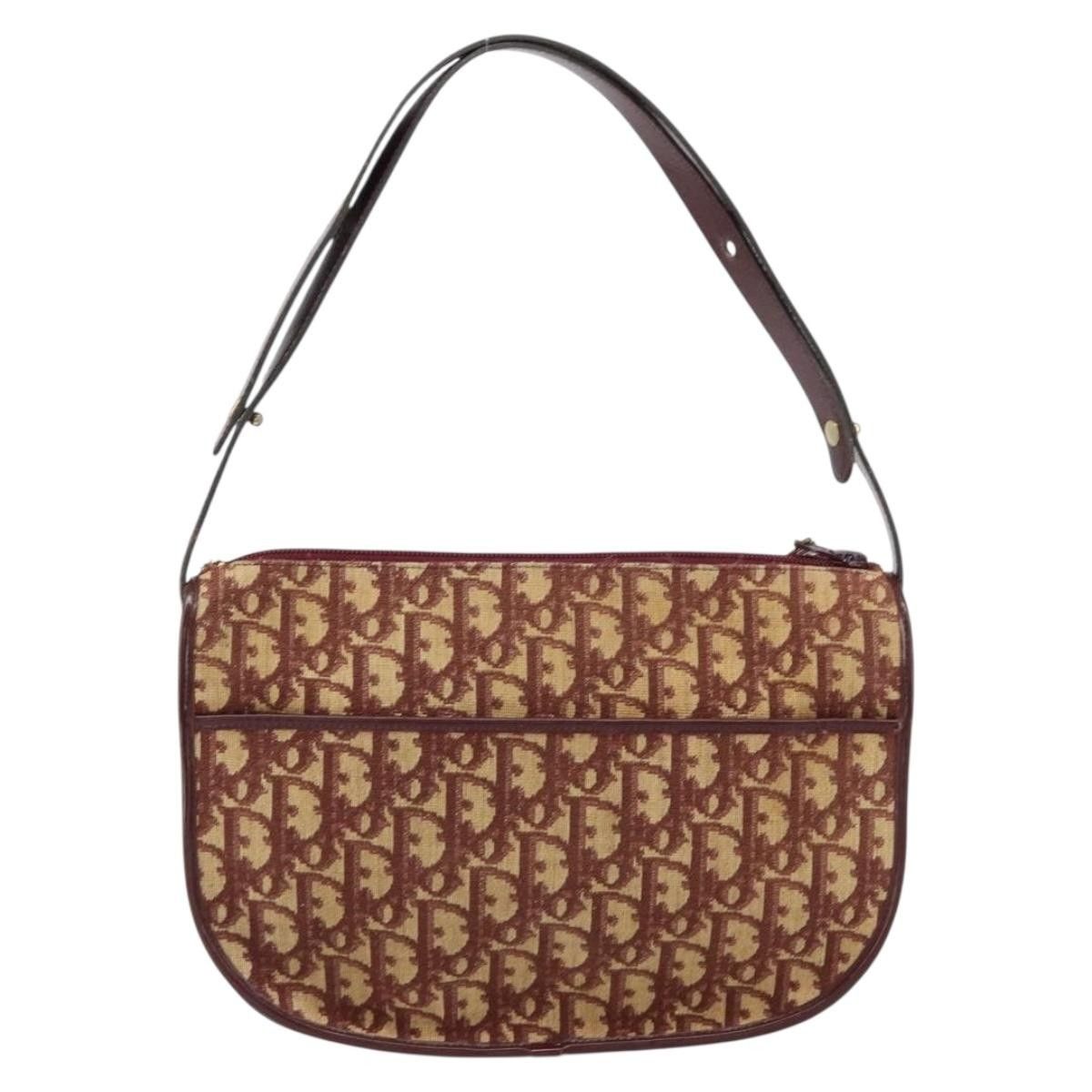 Dior Christian Dior Vintage Trotter Shoulder Bag Canvas Size ONE SIZE - 2 Thumbnail