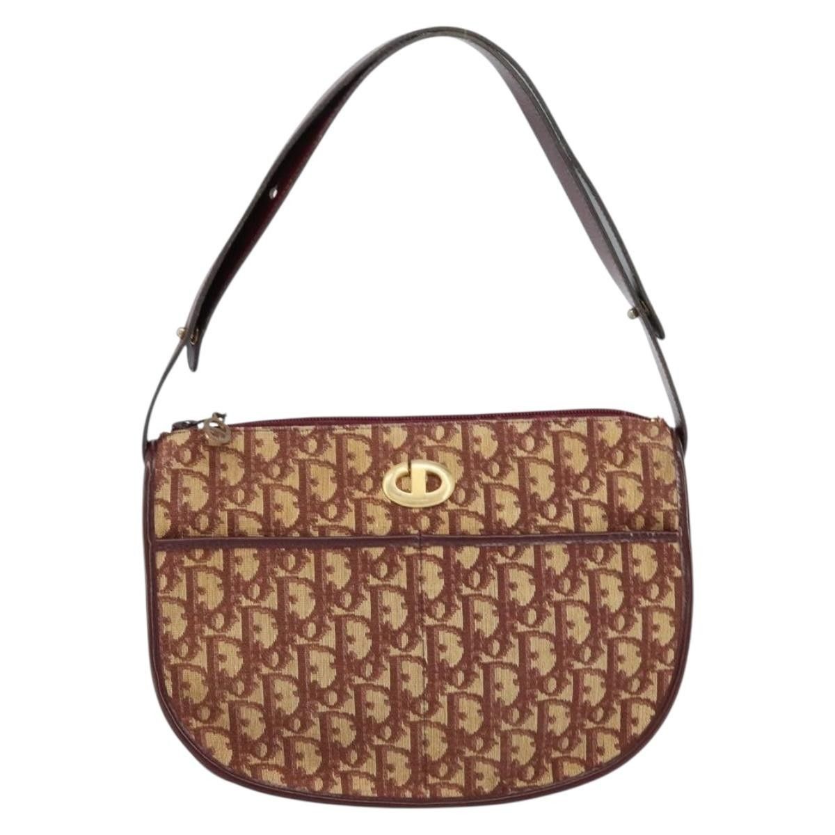 Dior Christian Dior Vintage Trotter Shoulder Bag Canvas Size ONE SIZE - 19 Thumbnail