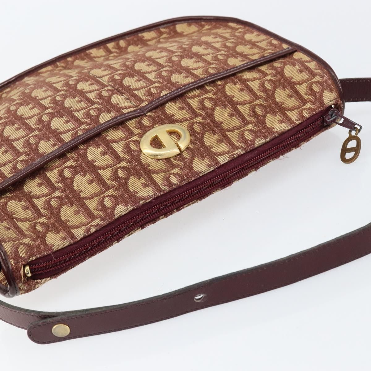 Dior Christian Dior Vintage Trotter Shoulder Bag Canvas Size ONE SIZE - 15 Thumbnail