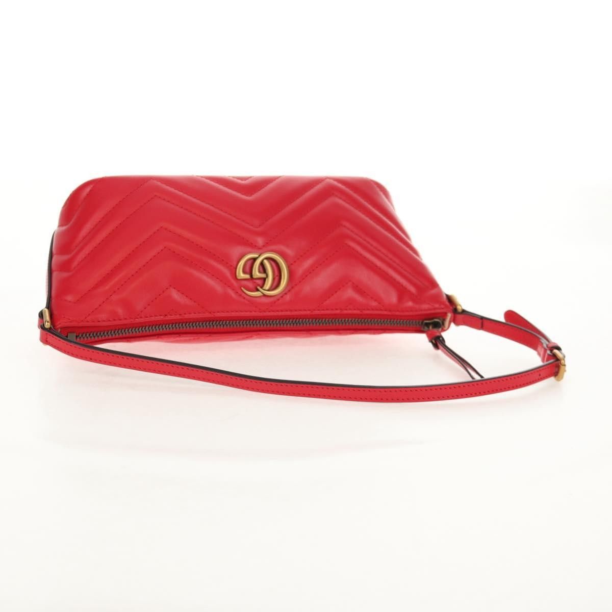 Gucci Gucci GG Marmont Pochette Shoulder Matelasse Leather Size ONE SIZE - 8 Thumbnail