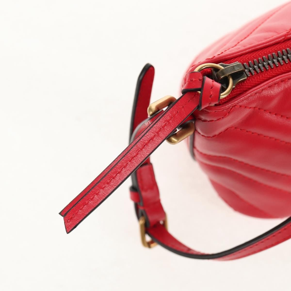 Gucci Gucci GG Marmont Pochette Shoulder Matelasse Leather Size ONE SIZE - 20 Thumbnail