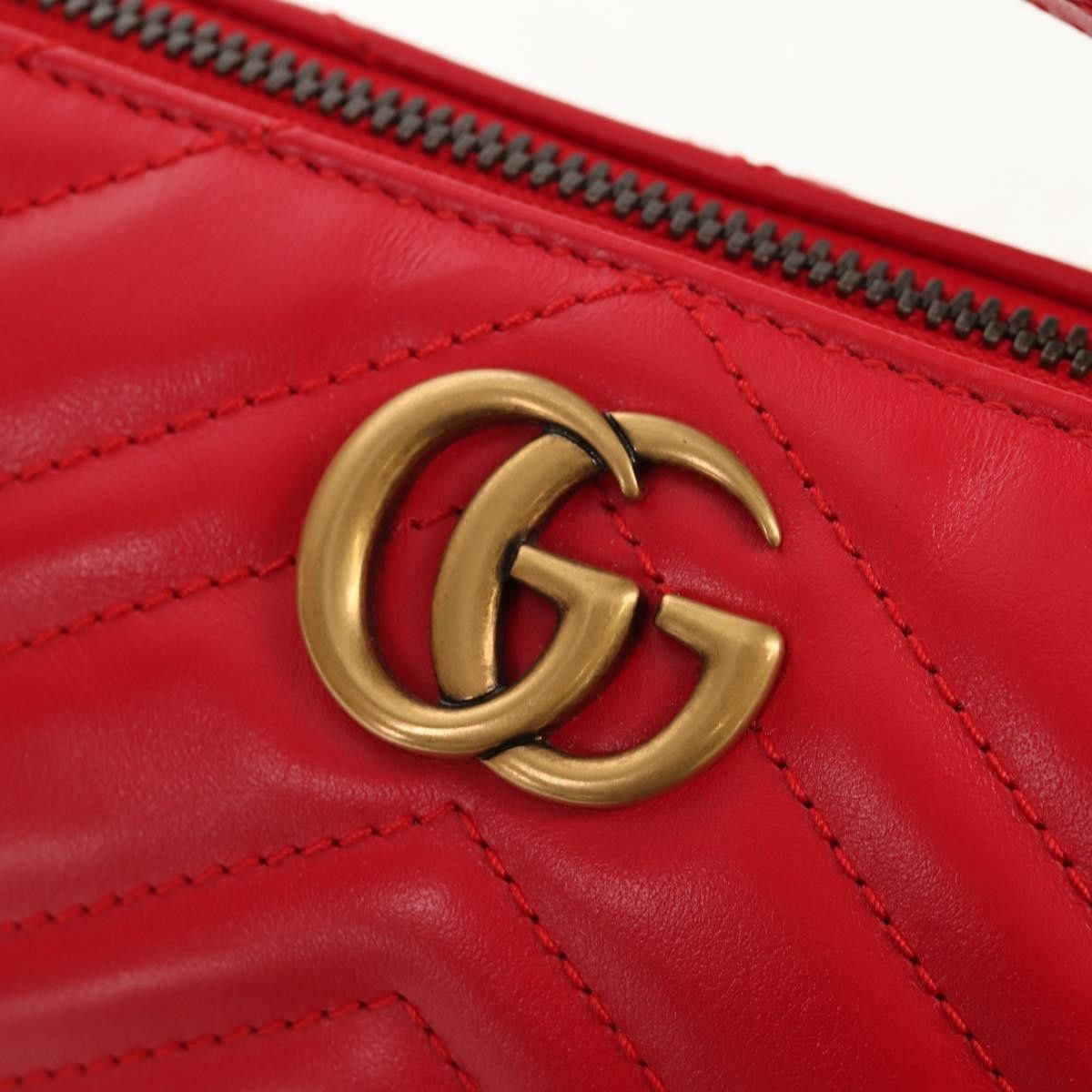 Gucci Gucci GG Marmont Pochette Shoulder Matelasse Leather Size ONE SIZE - 14 Thumbnail