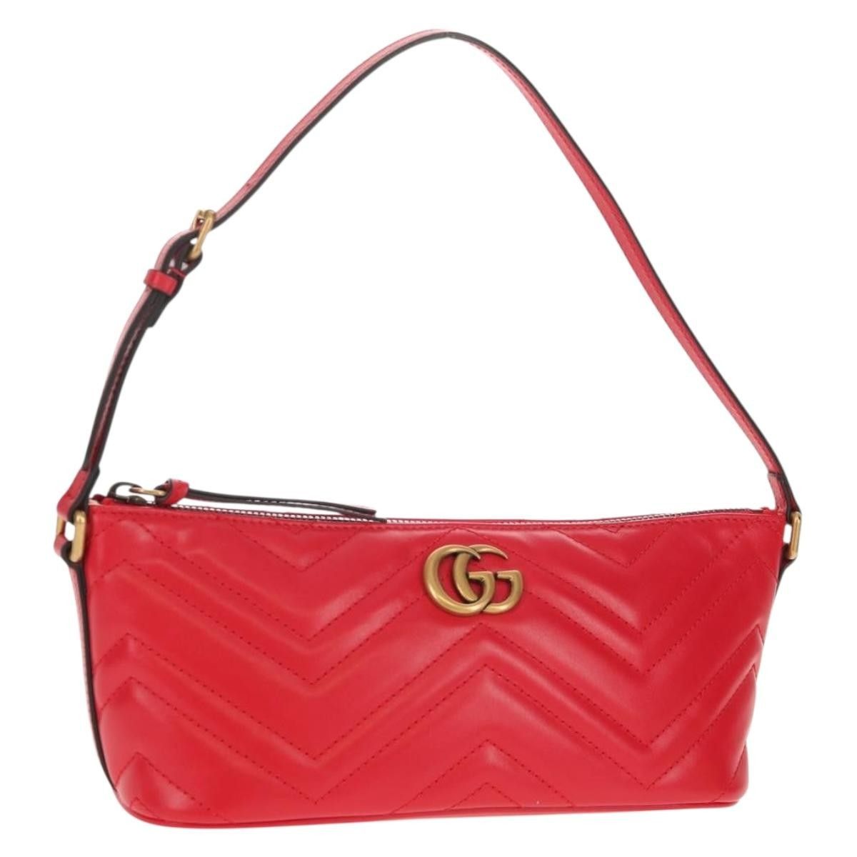 Gucci Gucci GG Marmont Pochette Shoulder Matelasse Leather Size ONE SIZE - 19 Thumbnail