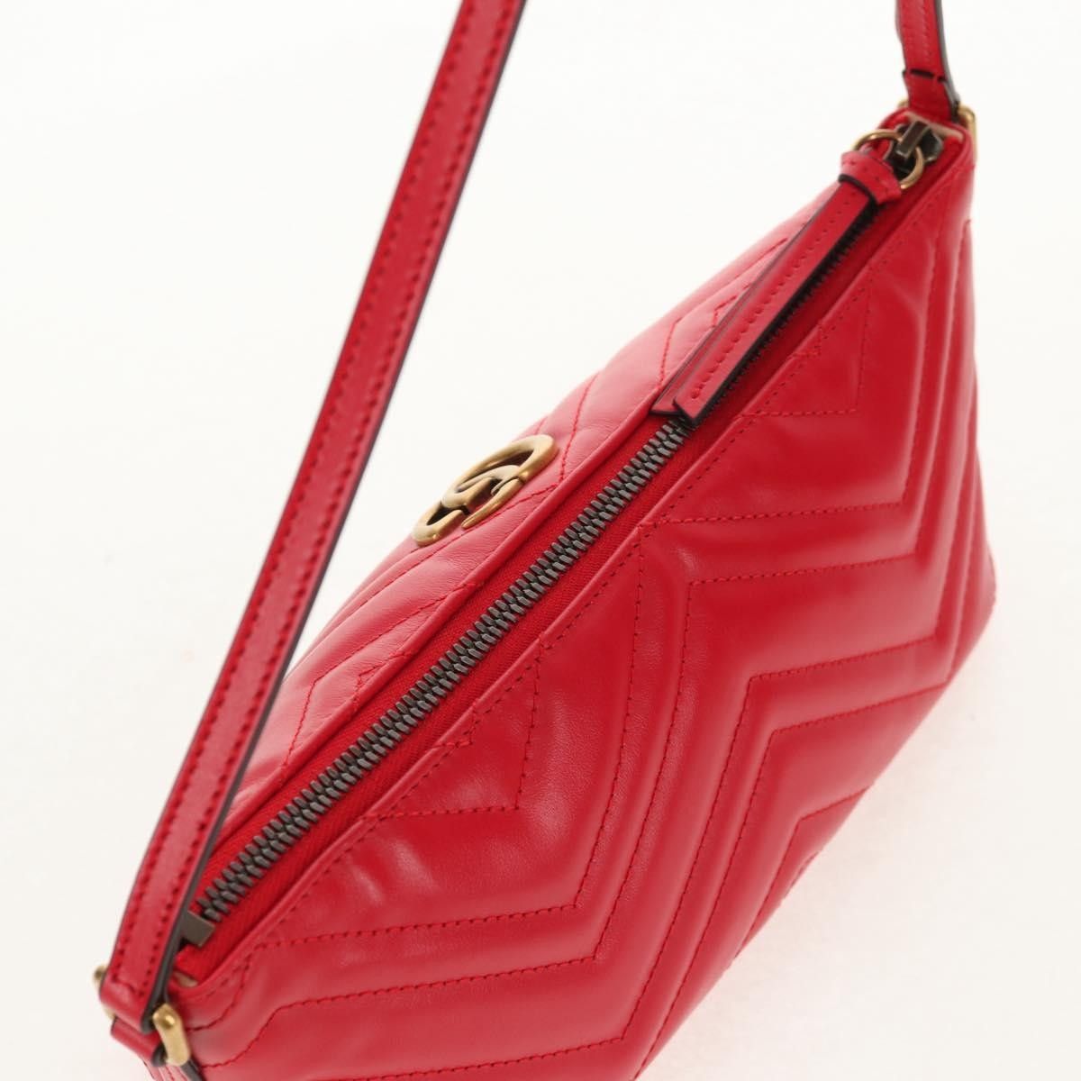 Gucci Gucci GG Marmont Pochette Shoulder Matelasse Leather Size ONE SIZE - 13 Thumbnail