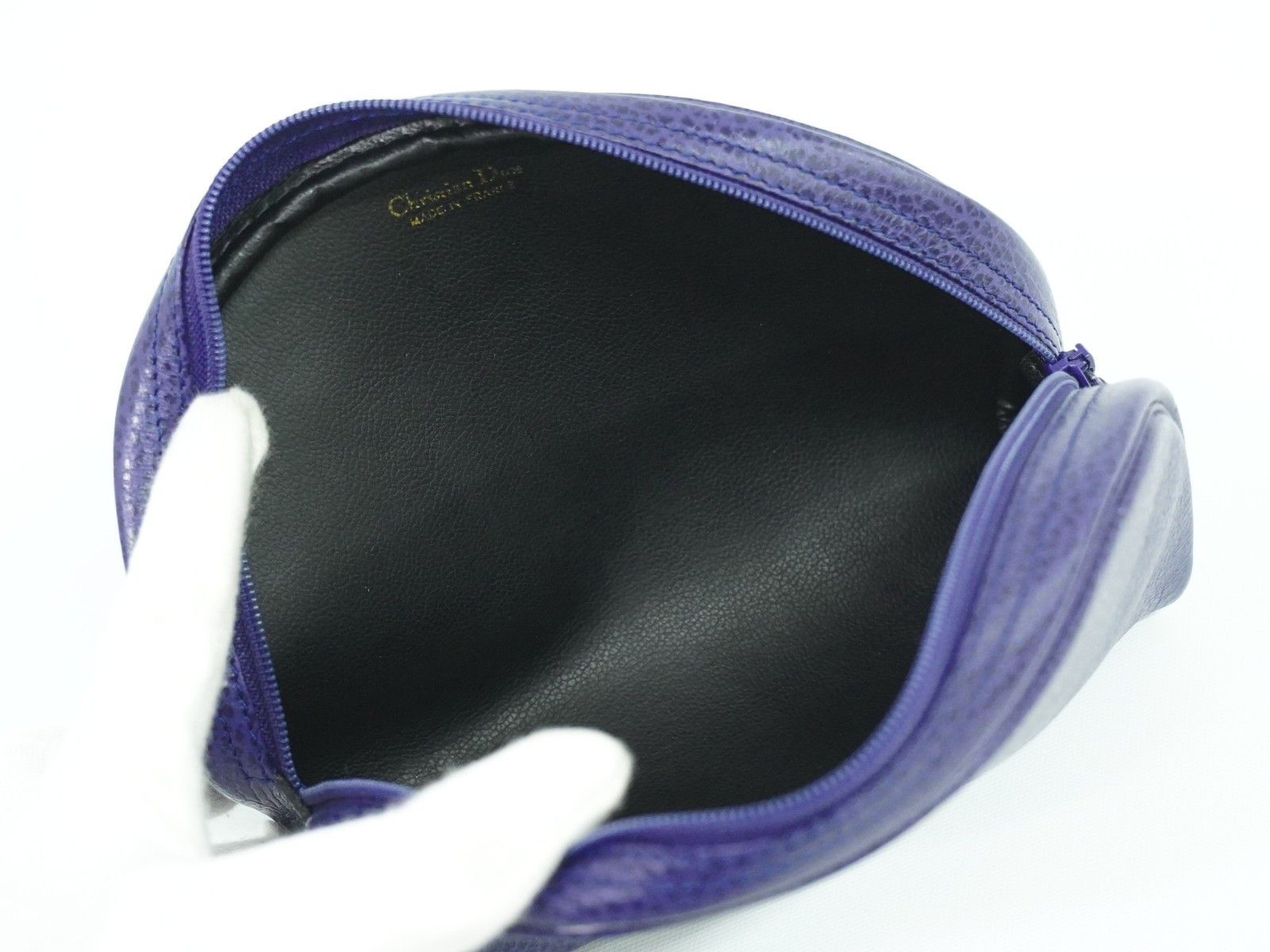 Dior Christian Dior Vintage Zip Pochette Leather Size ONE SIZE - 4 Thumbnail