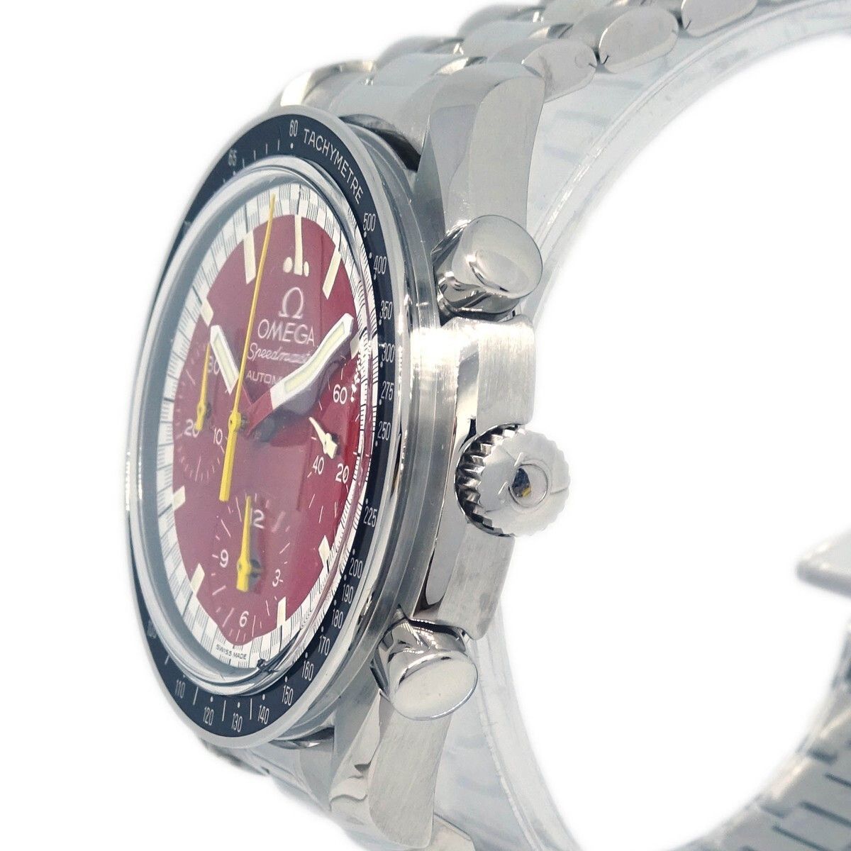 Omega Omega Speedmaster Michael Schumacher Chronograph Automatic Watch Stainless Steel Size ONE SIZE - 3 Thumbnail