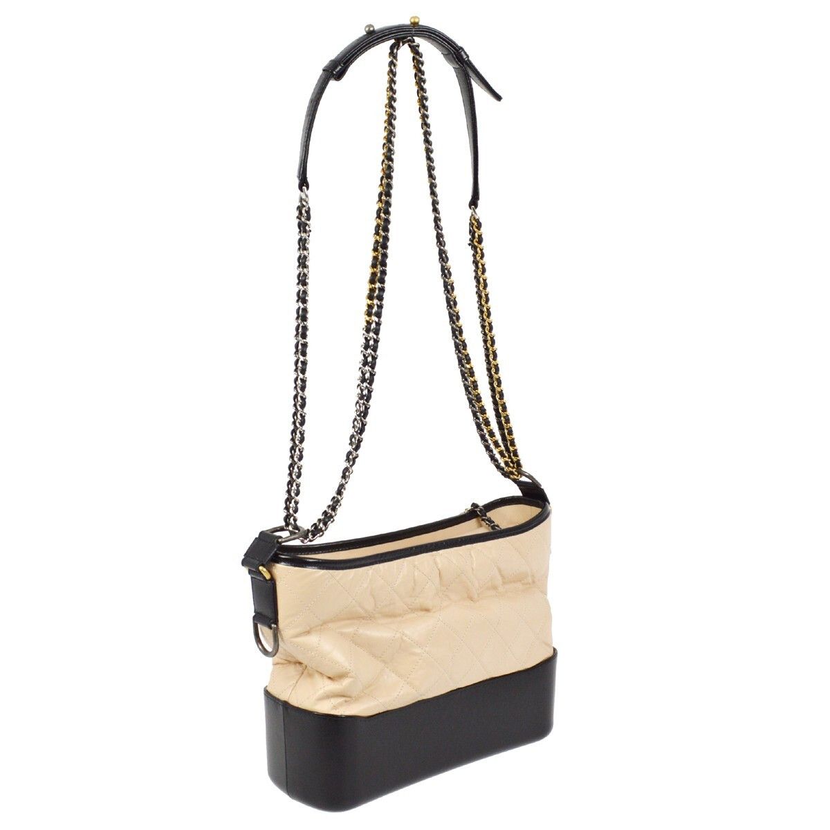 Chanel Chanel Bicolor Gabrielle Hobo Quilted Aged Calfskin Size ONE SIZE - 2 Thumbnail