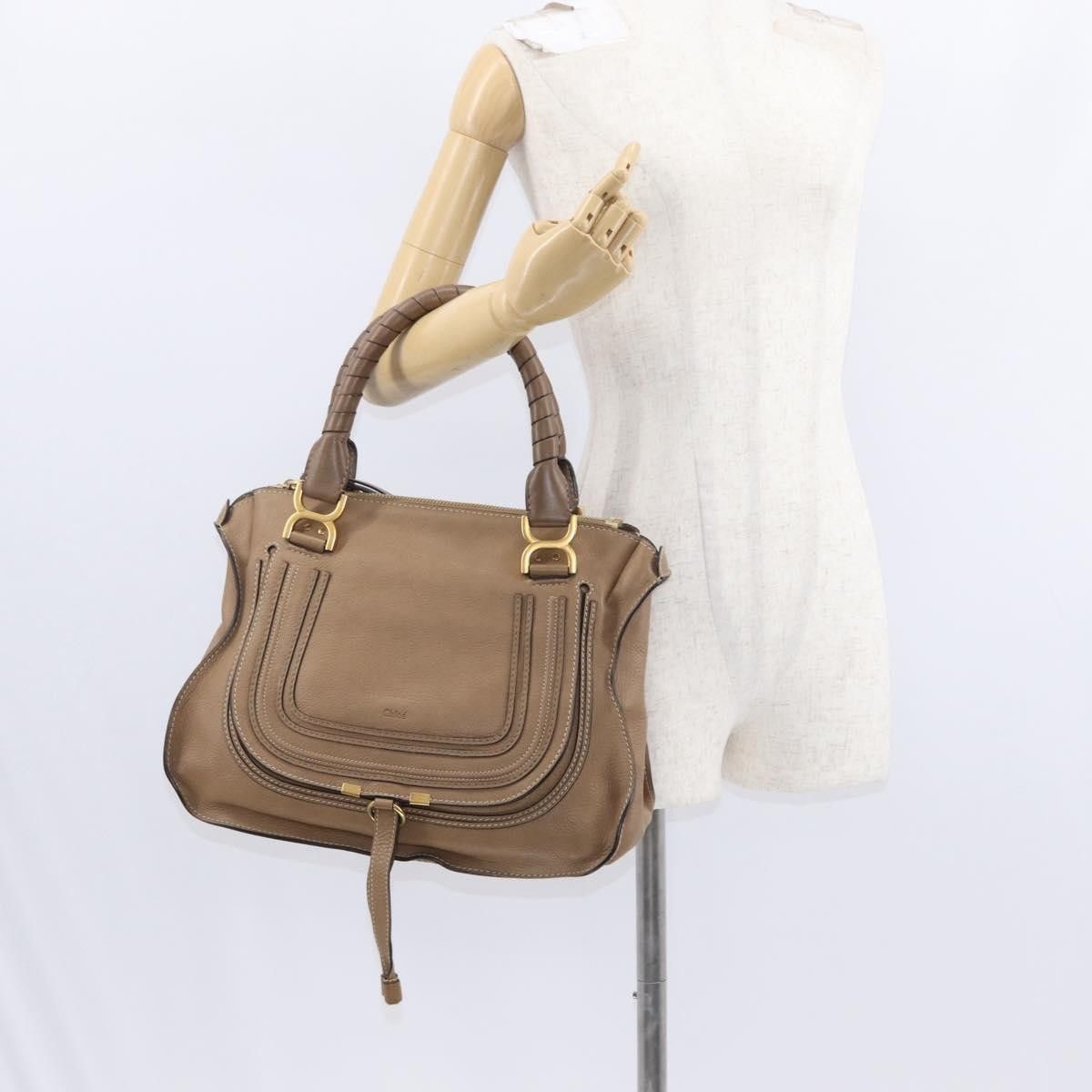 Chloe Chloe Marcie Satchel Leather Size ONE SIZE - 14 Thumbnail