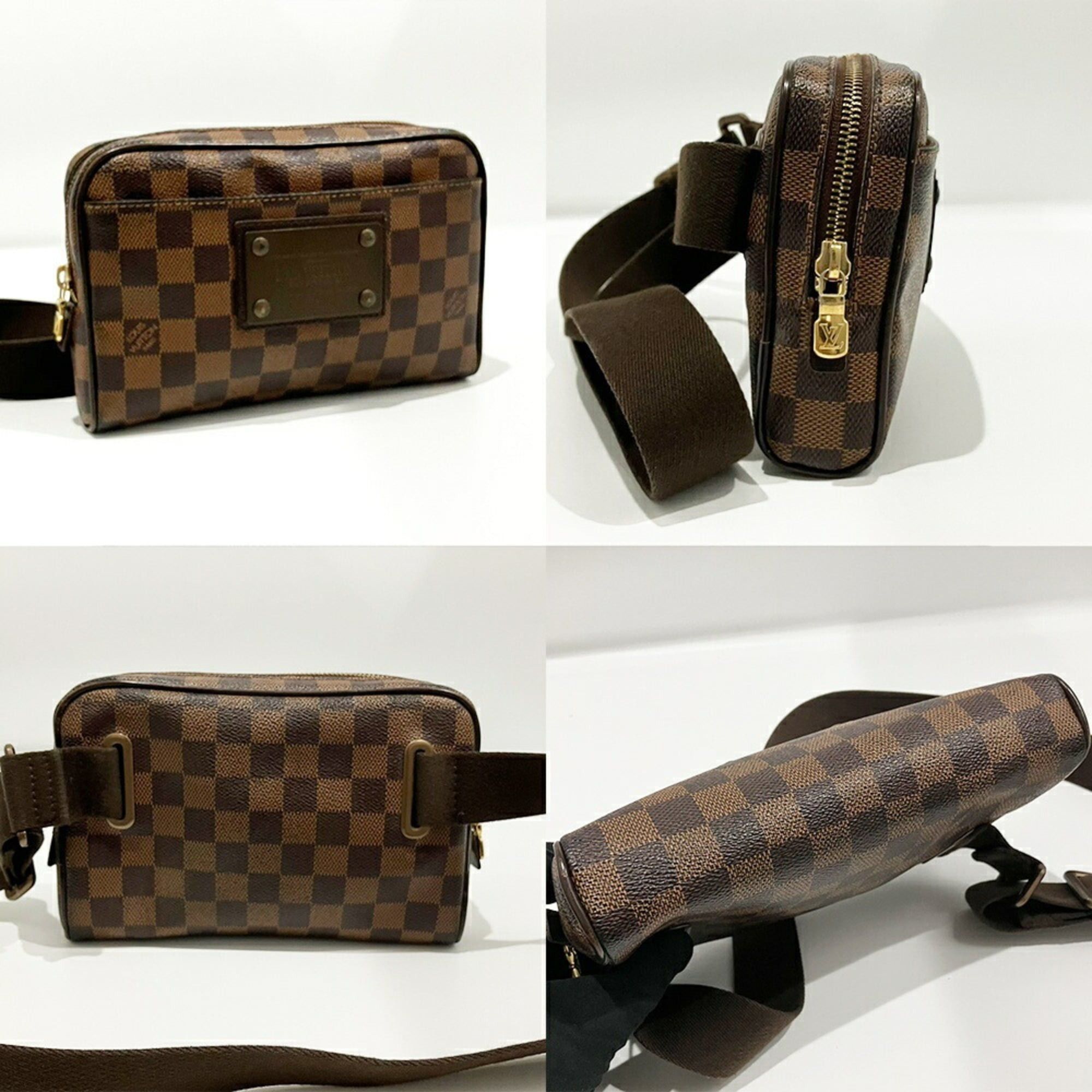 Louis Vuitton Louis Vuitton Damier Bum Bag Brooklyn N41101 Shoulder Bag, Body Waist LOUIS VUITTON Size ONE SIZE - 2 Thumbnail