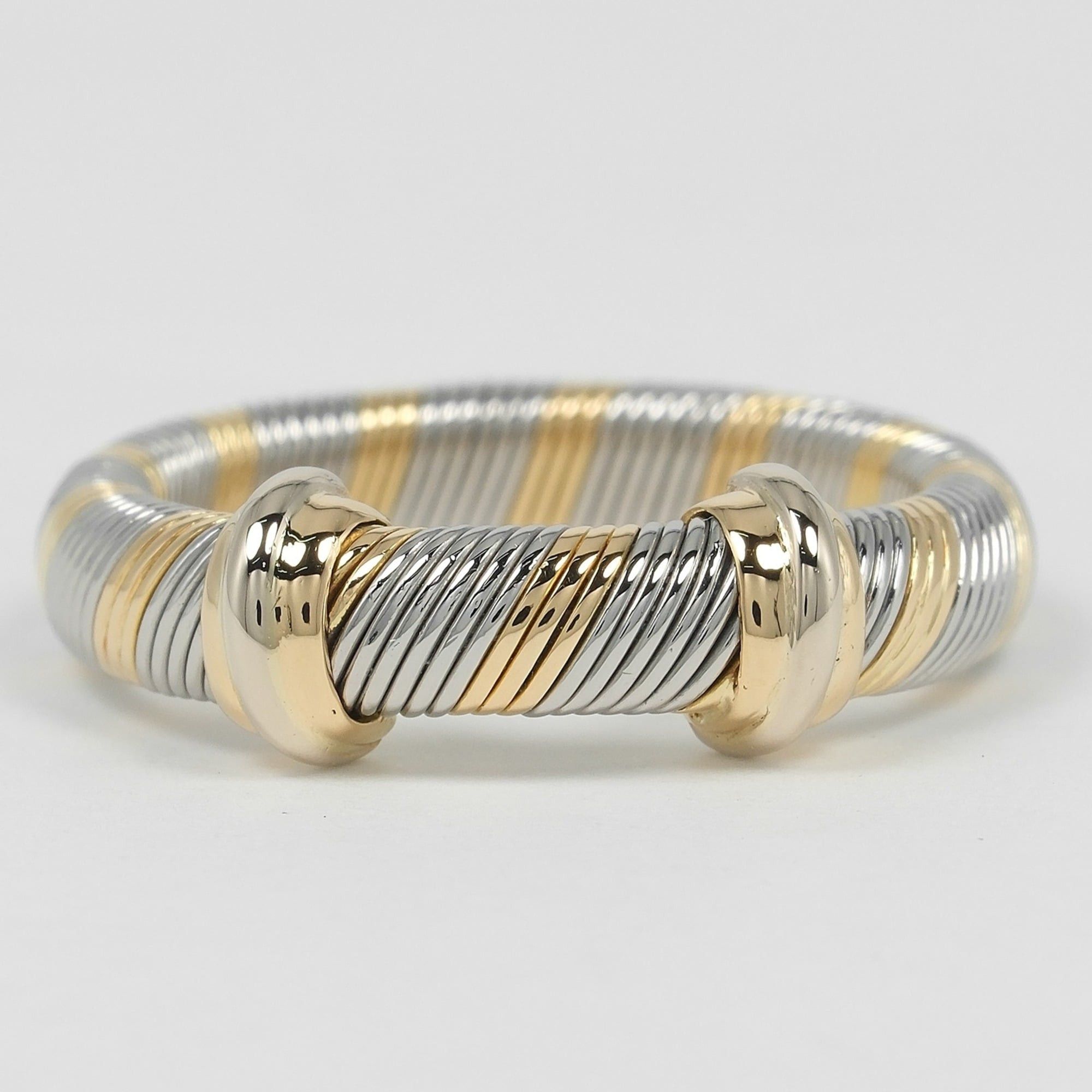 Cartier Cartier All Air Ciel Vintage Ring, Size 11.5, 18K Yellow Gold and Stainless Steel, Approx. 5.7g Size ONE SIZE - 6 Thumbnail