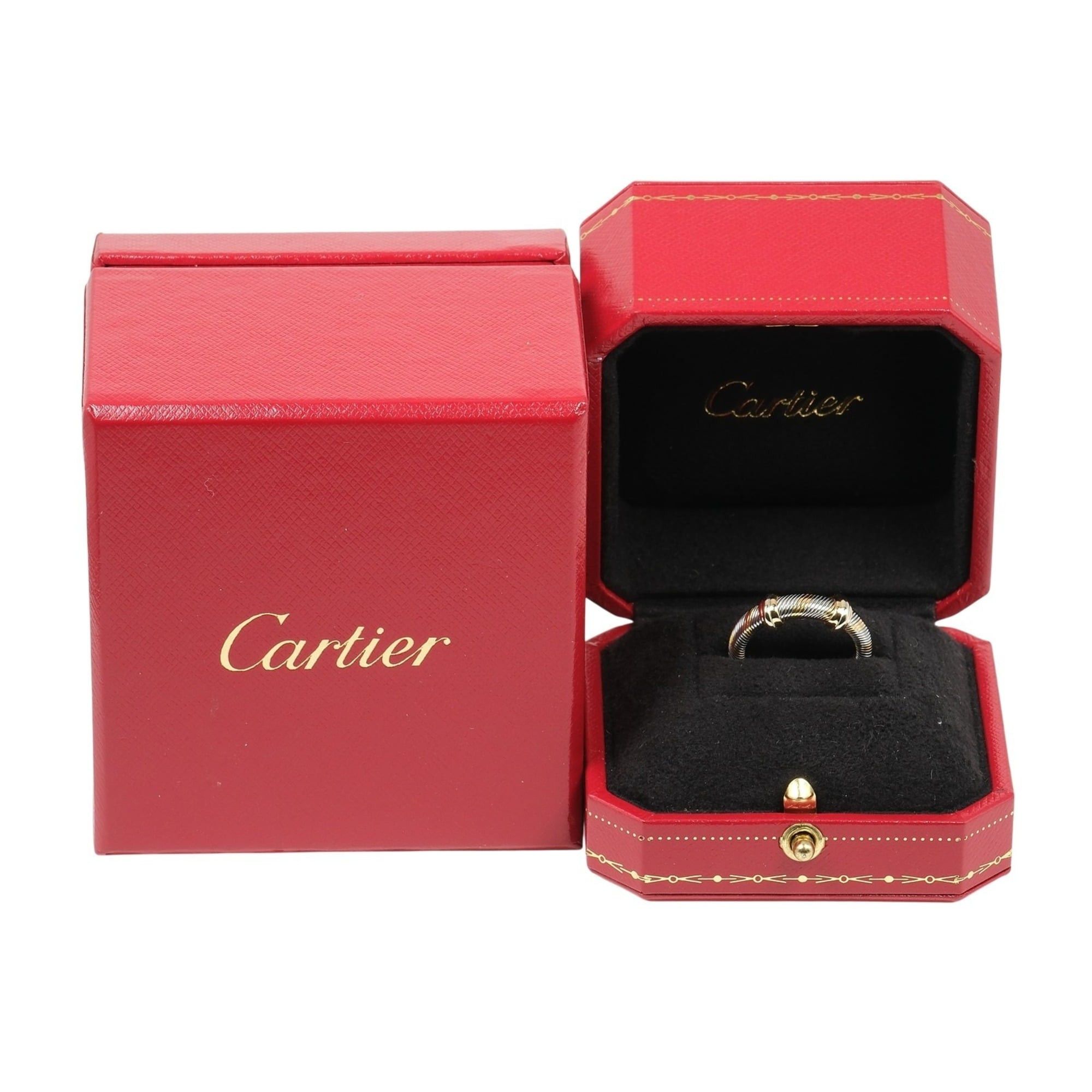 Cartier Cartier All Air Ciel Vintage Ring, Size 11.5, 18K Yellow Gold and Stainless Steel, Approx. 5.7g Size ONE SIZE - 9 Thumbnail