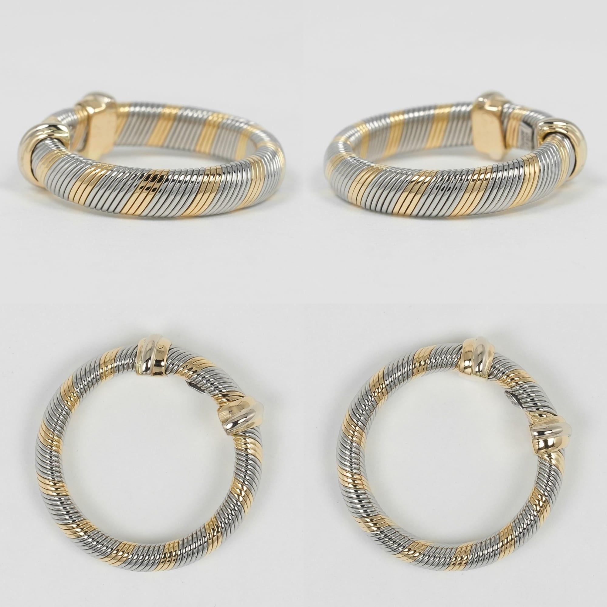 Cartier Cartier All Air Ciel Vintage Ring, Size 11.5, 18K Yellow Gold and Stainless Steel, Approx. 5.7g Size ONE SIZE - 8 Thumbnail