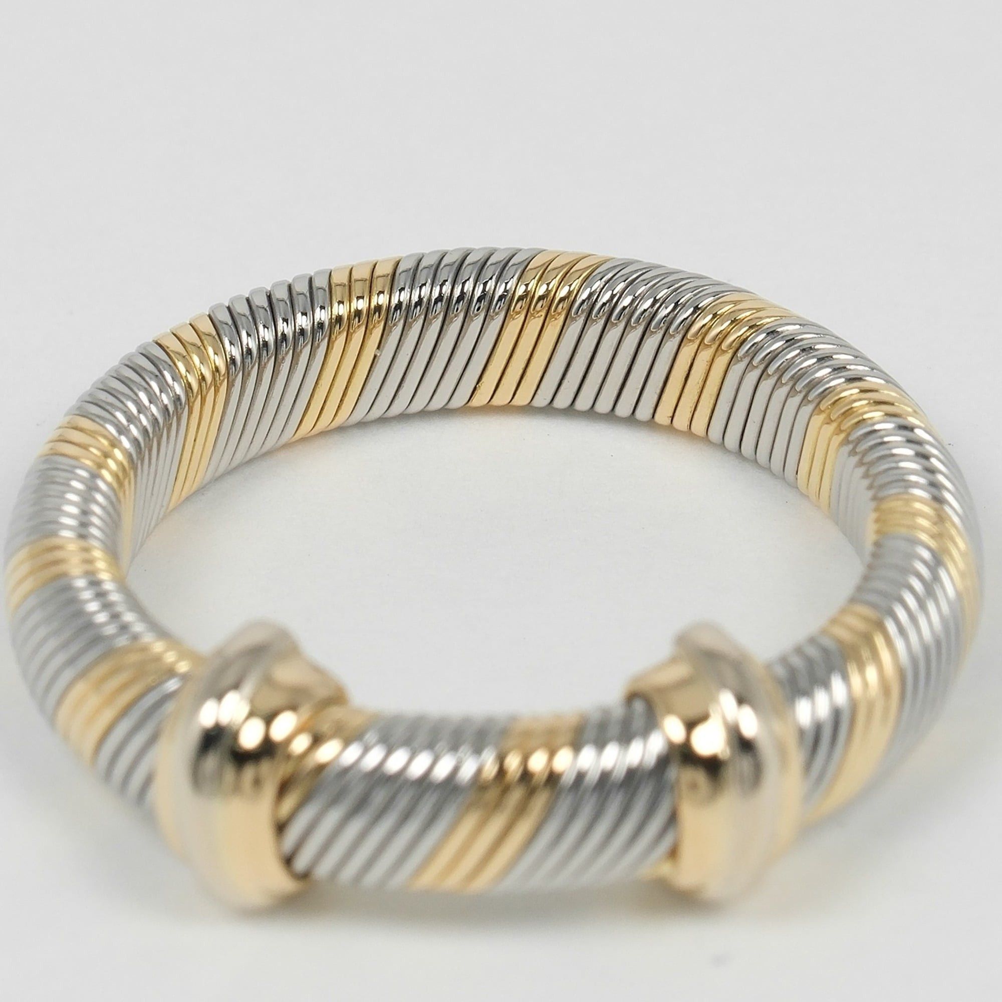 Cartier Cartier All Air Ciel Vintage Ring, Size 11.5, 18K Yellow Gold and Stainless Steel, Approx. 5.7g Size ONE SIZE - 7 Thumbnail