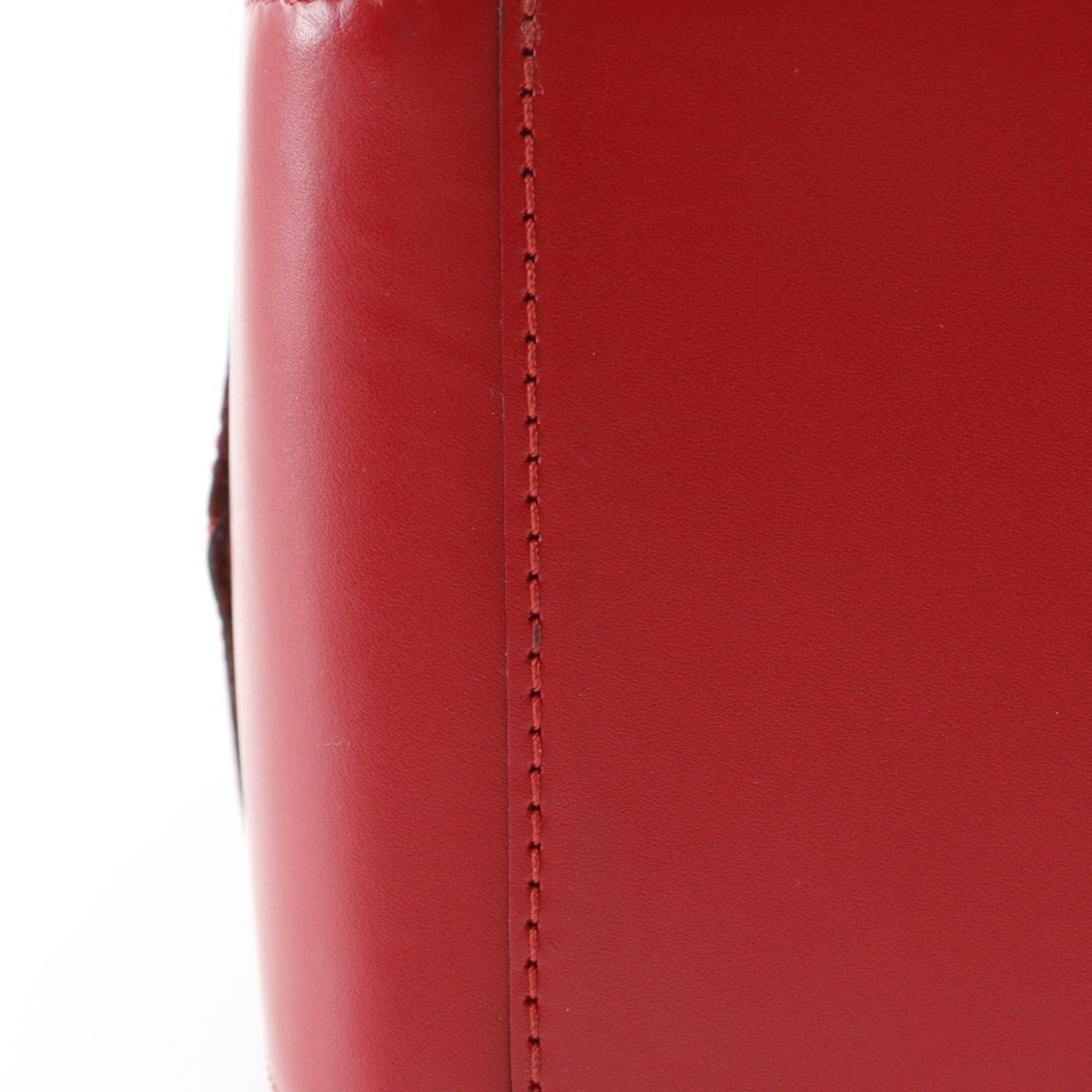 Louis Vuitton Louis Vuitton Sablon Handbag M52047 Epi Leather 1998 Red TH0918 A5 Double Zipper Women's Size ONE SIZE - 9 Thumbnail