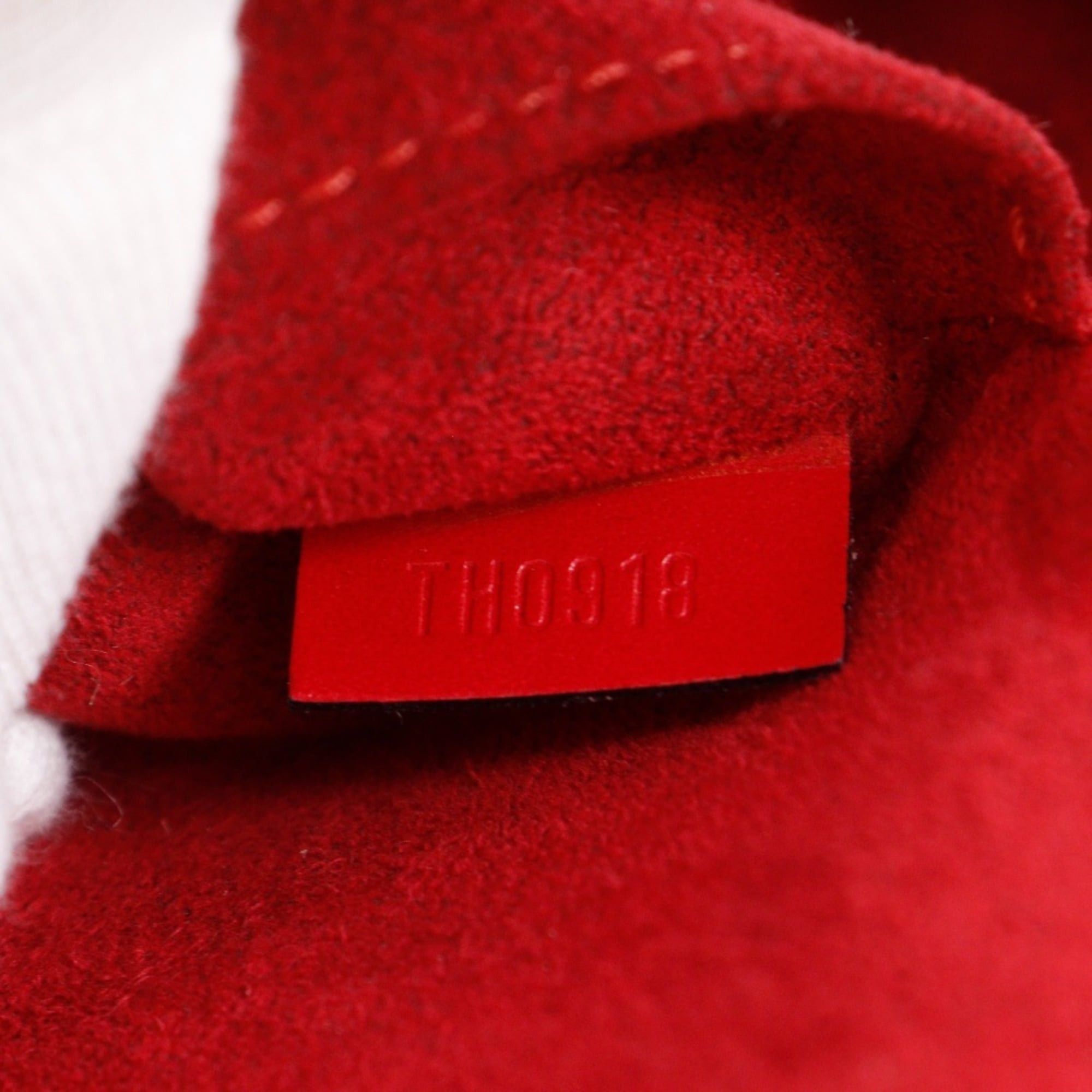 Louis Vuitton Louis Vuitton Sablon Handbag M52047 Epi Leather 1998 Red TH0918 A5 Double Zipper Women's Size ONE SIZE - 13 Thumbnail