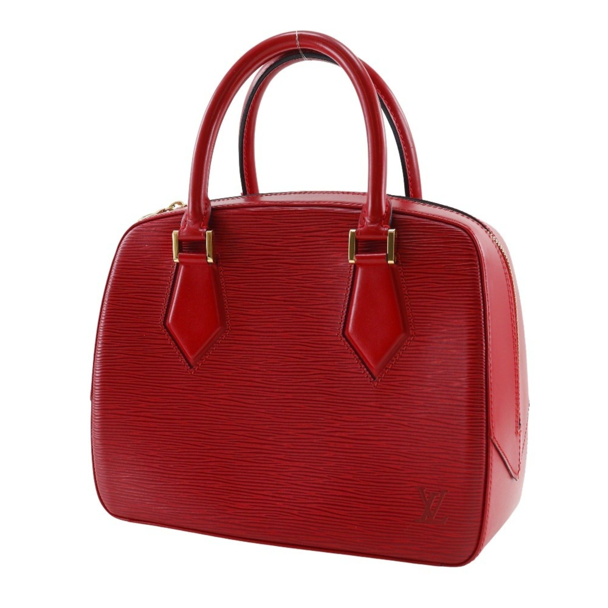 Louis Vuitton Louis Vuitton Sablon Handbag M52047 Epi Leather 1998 Red TH0918 A5 Double Zipper Women's Size ONE SIZE - 2 Thumbnail