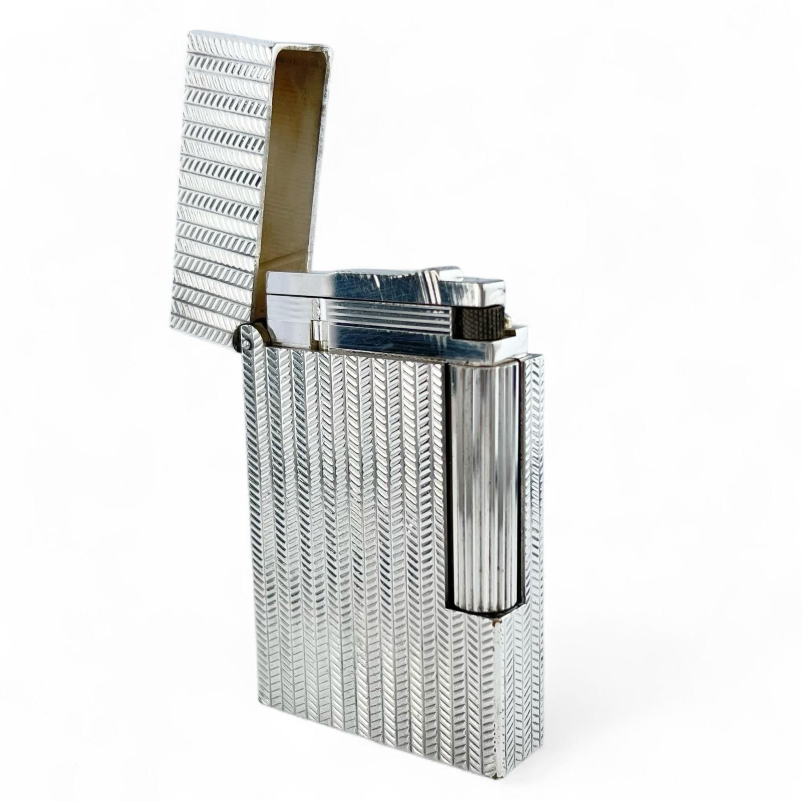 Other Other Dupont Herringbone Lighter Smoking Accessory Metal Lighter DUTY FREE for USA Size ONE SIZE - 4 Thumbnail
