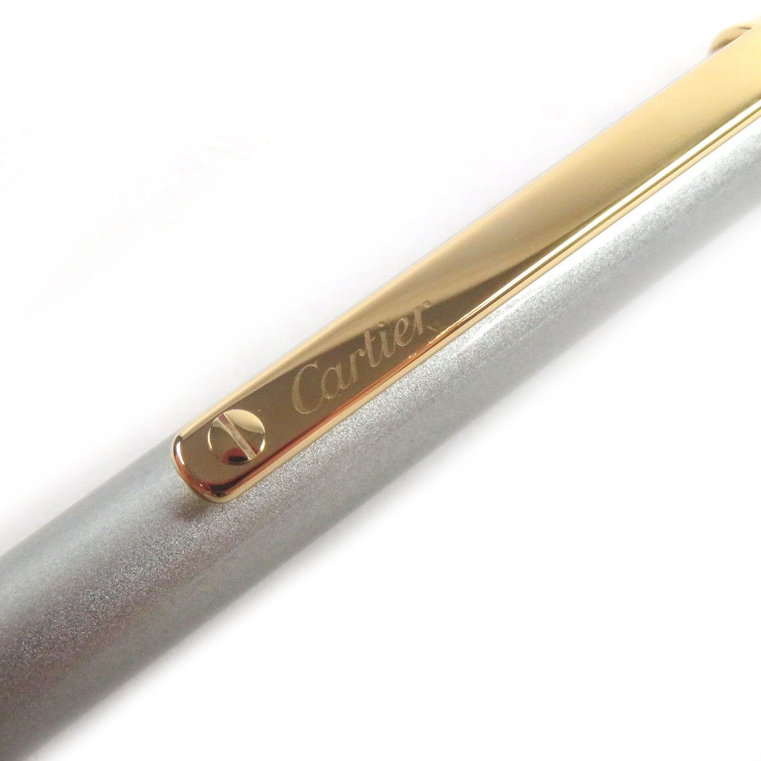 Cartier Cartier Cartier Santos de Cartier Ballpoint Pen Metal Pen DUTY FREE for USA Size ONE SIZE - 7 Thumbnail