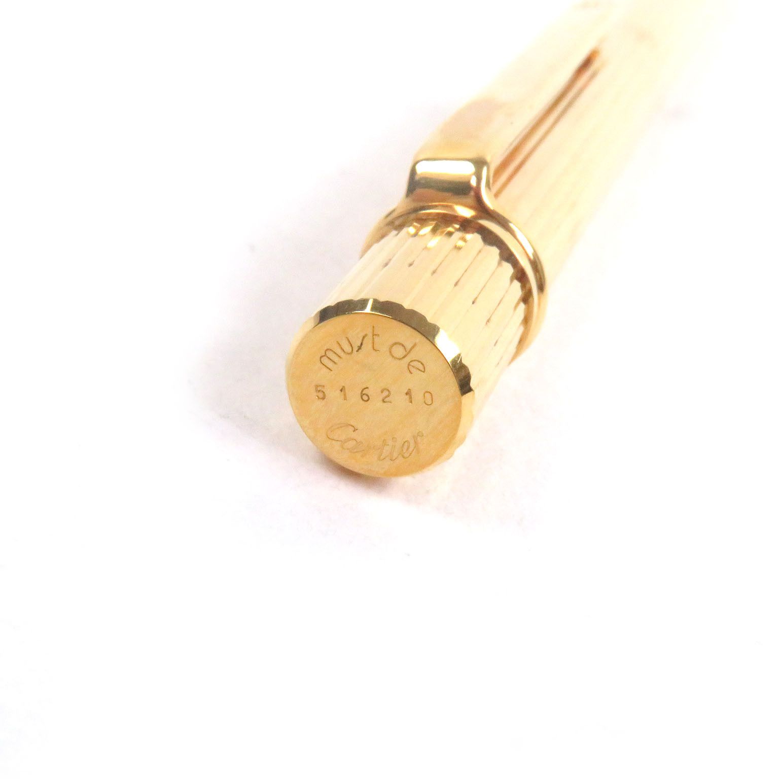 Cartier Cartier Cartier Must de Cartier Stripe Ballpoint Pen Metal Pen DUTY FREE for USA Size ONE SIZE - 8 Thumbnail