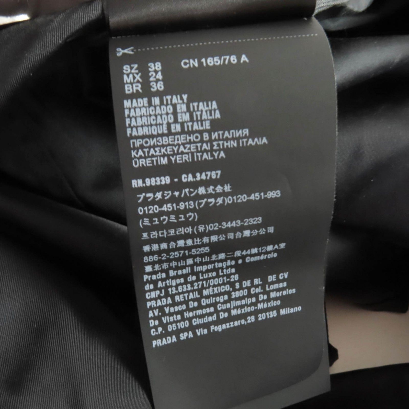 Prada Prada Prada Recycled Polyamide Short Sleeve Shirt Others Tops DUTY FREE for USA Size ONE SIZE - 9 Thumbnail