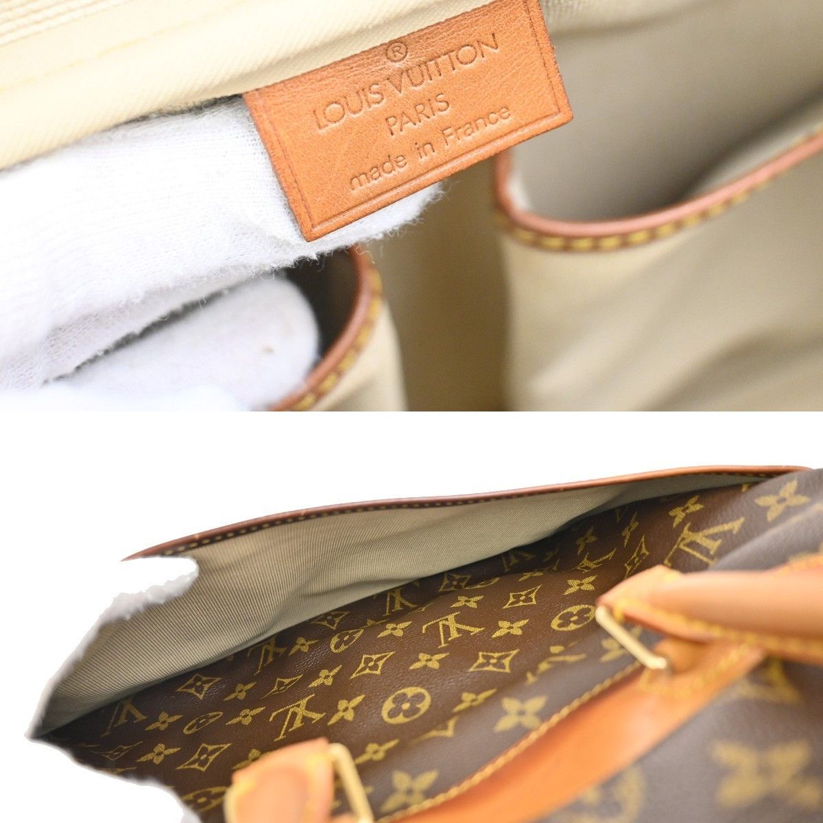 Louis Vuitton Louis Vuitton Deauville Handbag Monogram Canvas Size ONE SIZE - 6 Thumbnail
