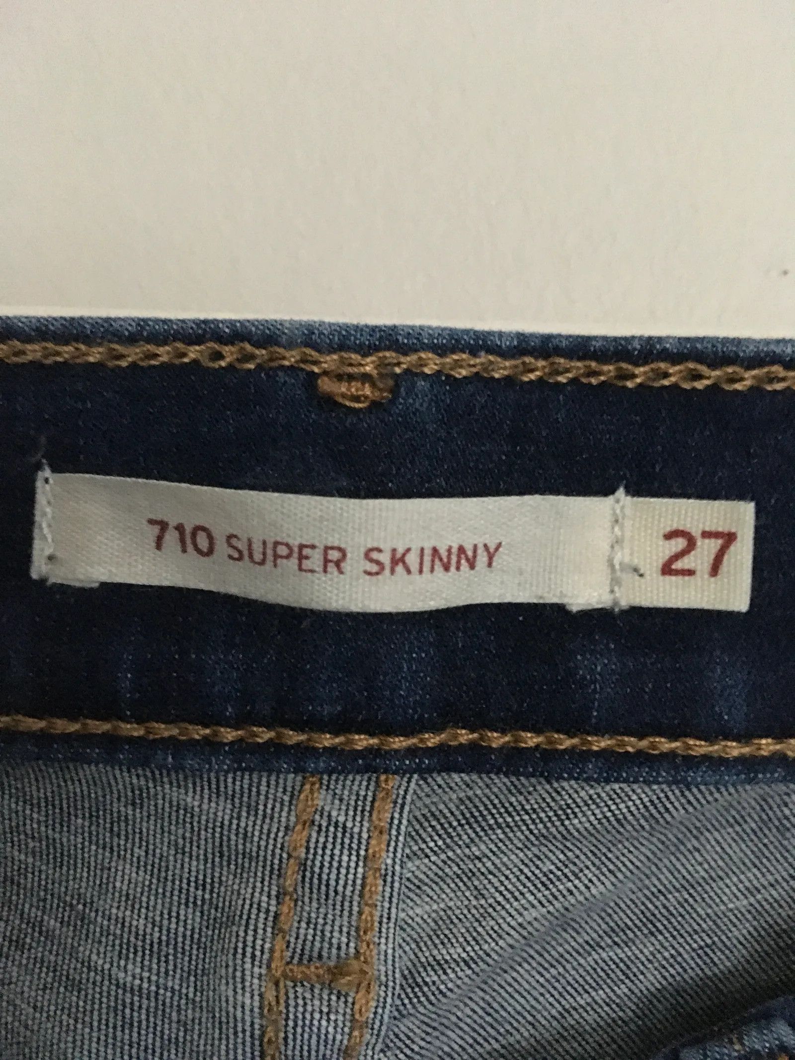 Levi's Levi's Levi 710 Super Skinny Jeans Size 27" / US 4 / IT 40 - 2 Thumbnail
