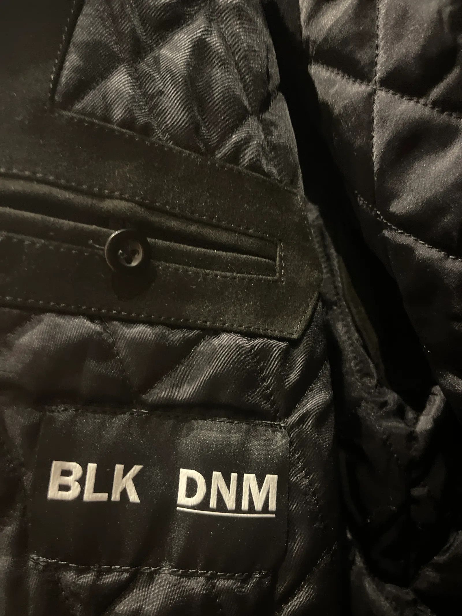 Blk Dnm Blk Dnm Leather Jacket Size XXL / US 16-18 / IT 52-54 - 2 Thumbnail