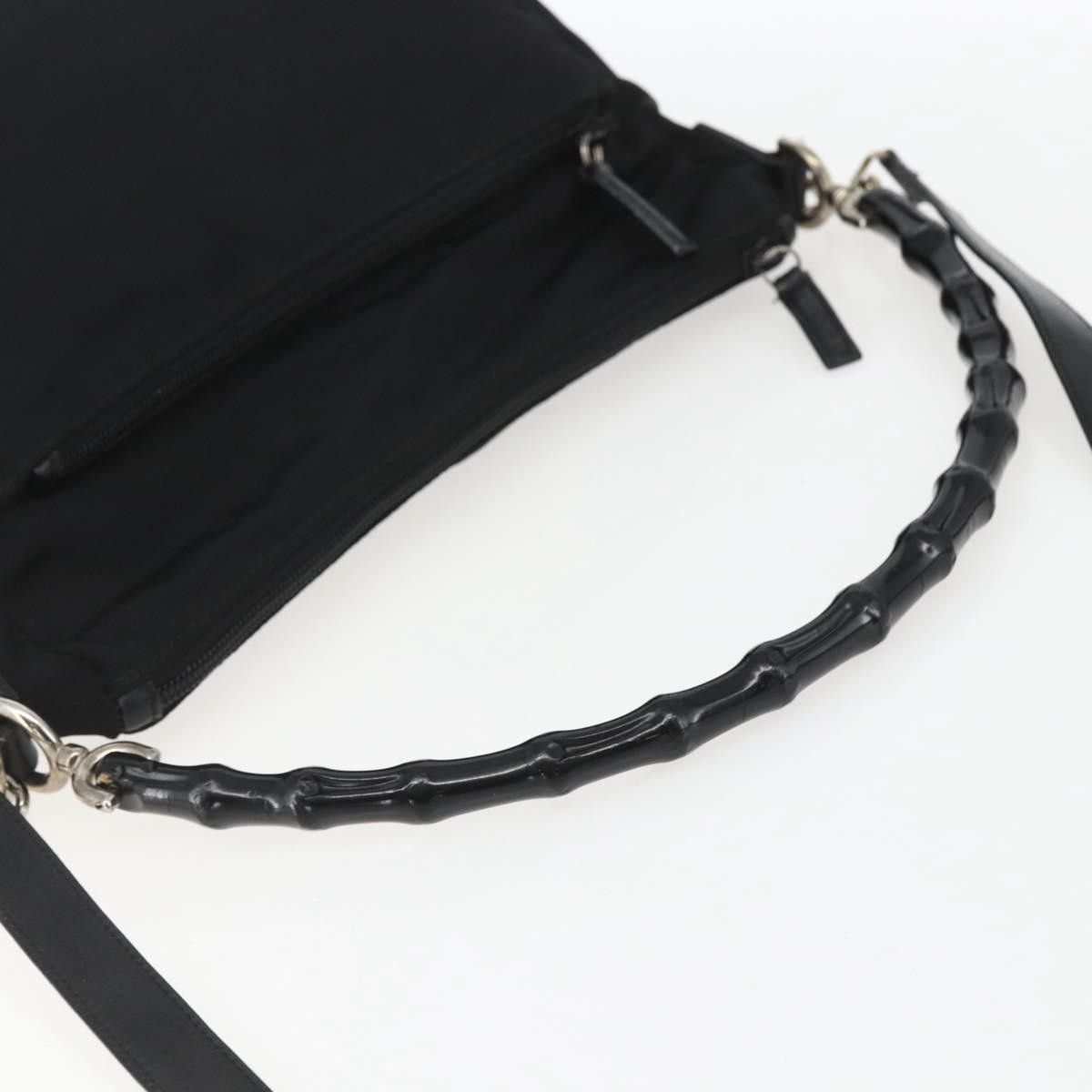 Gucci Gucci Vintage Bamboo Shoulder Bag Nylon Size ONE SIZE - 22 Thumbnail