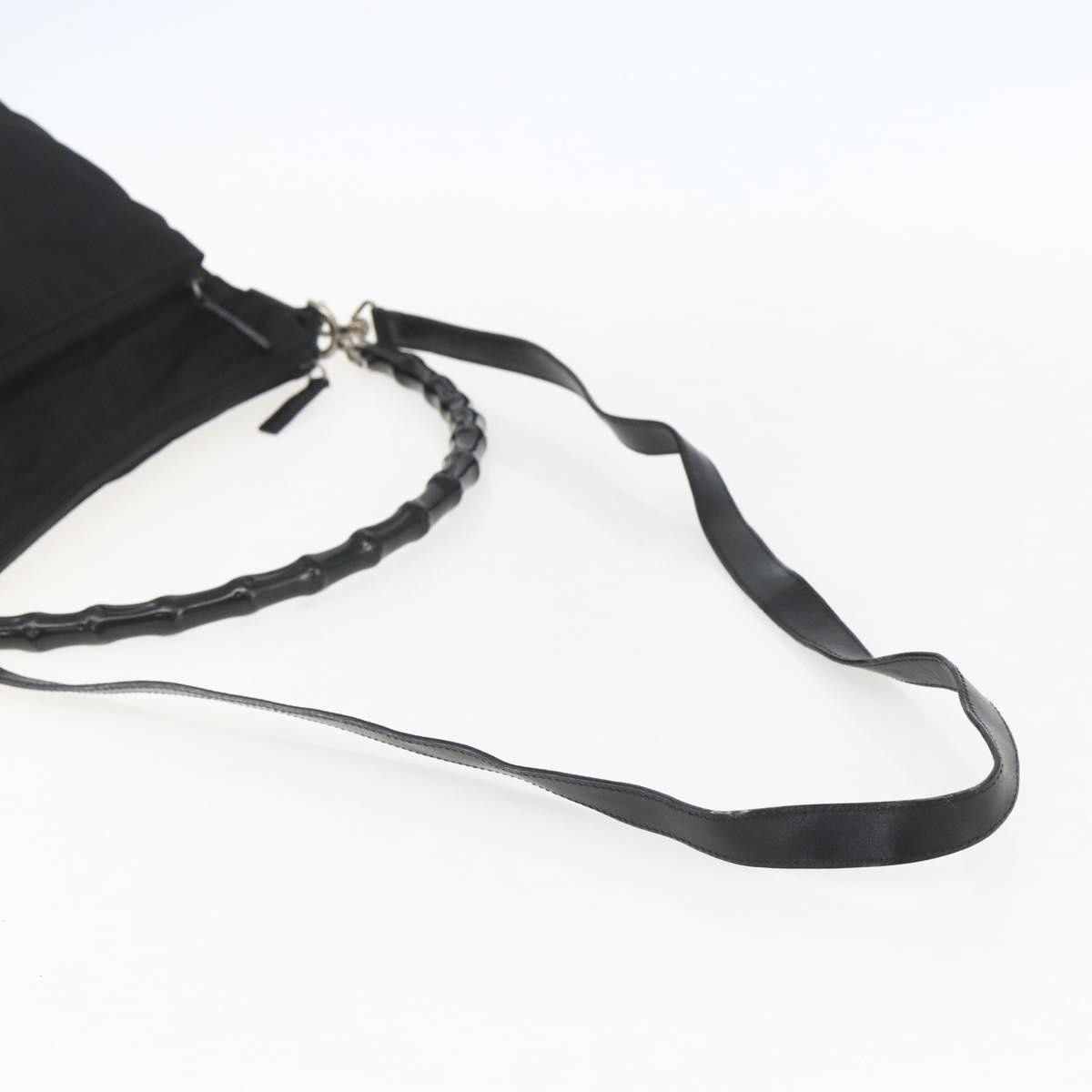 Gucci Gucci Vintage Bamboo Shoulder Bag Nylon Size ONE SIZE - 14 Thumbnail