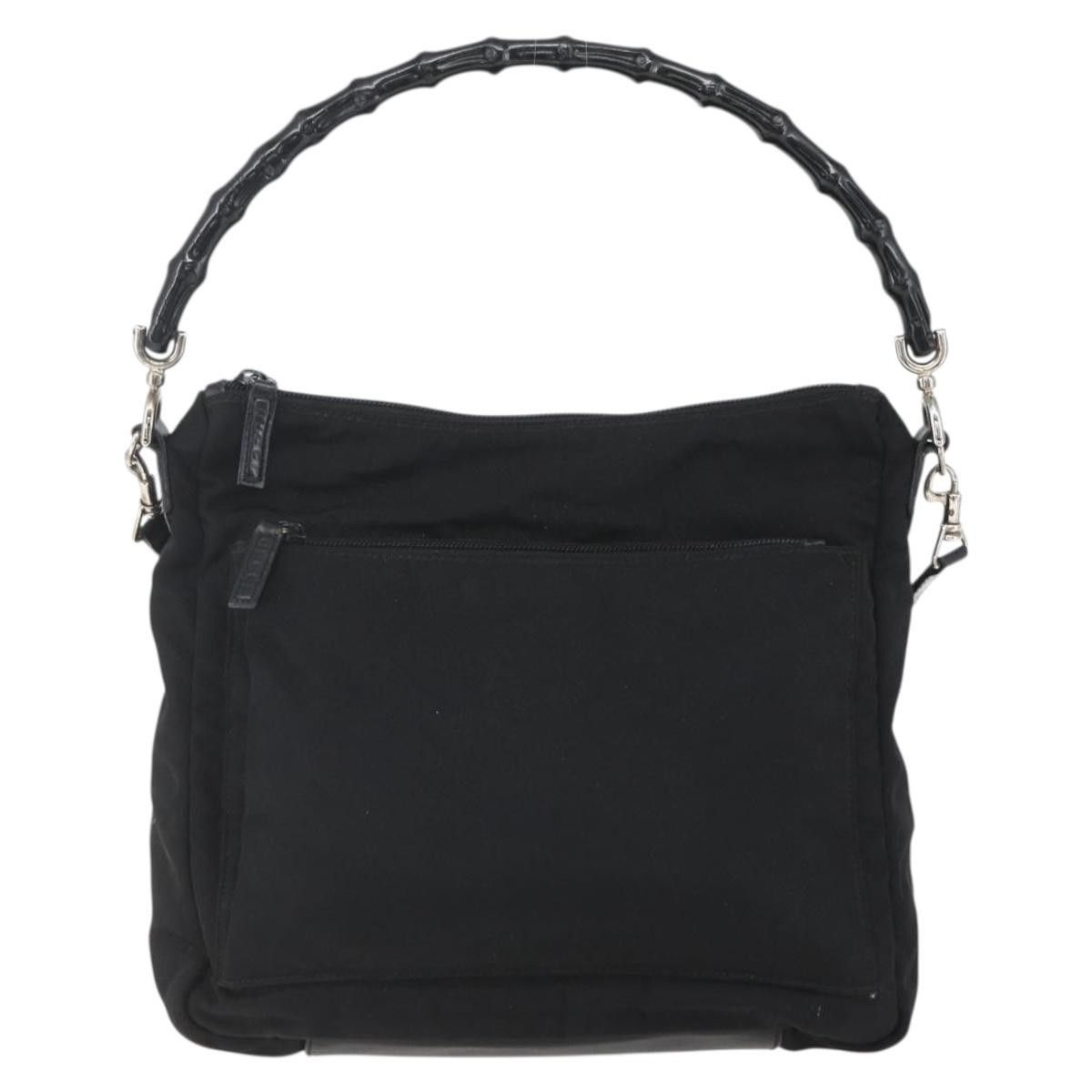 Gucci Gucci Vintage Bamboo Shoulder Bag Nylon Size ONE SIZE - 17 Thumbnail