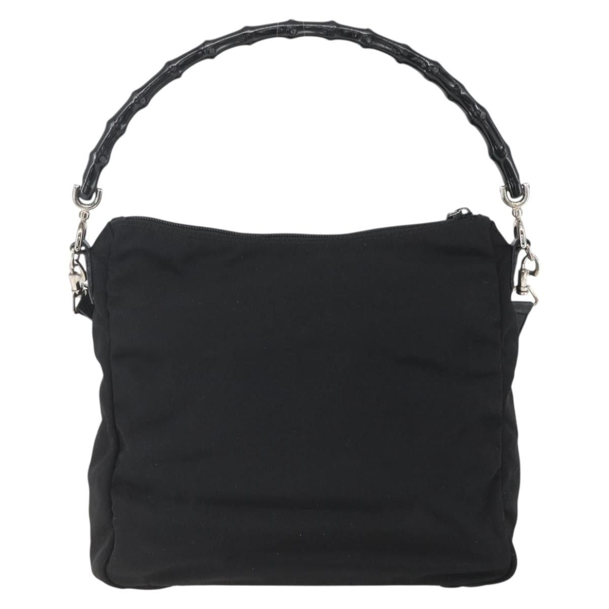 Gucci Gucci Vintage Bamboo Shoulder Bag Nylon Size ONE SIZE - 2 Thumbnail