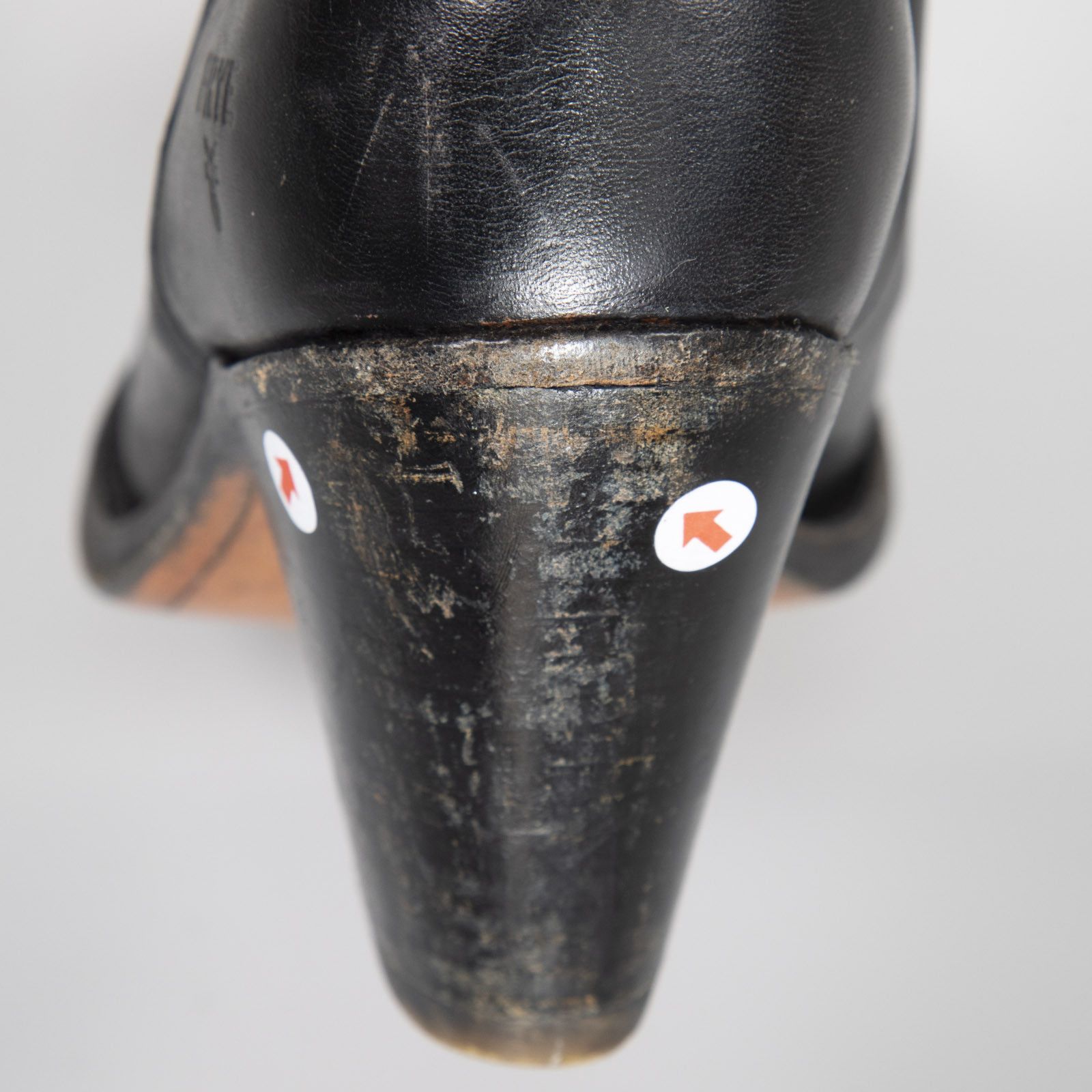Frye Black Leather Cowboy Knee High Boots Size US 8 / IT 38 - 22 Thumbnail