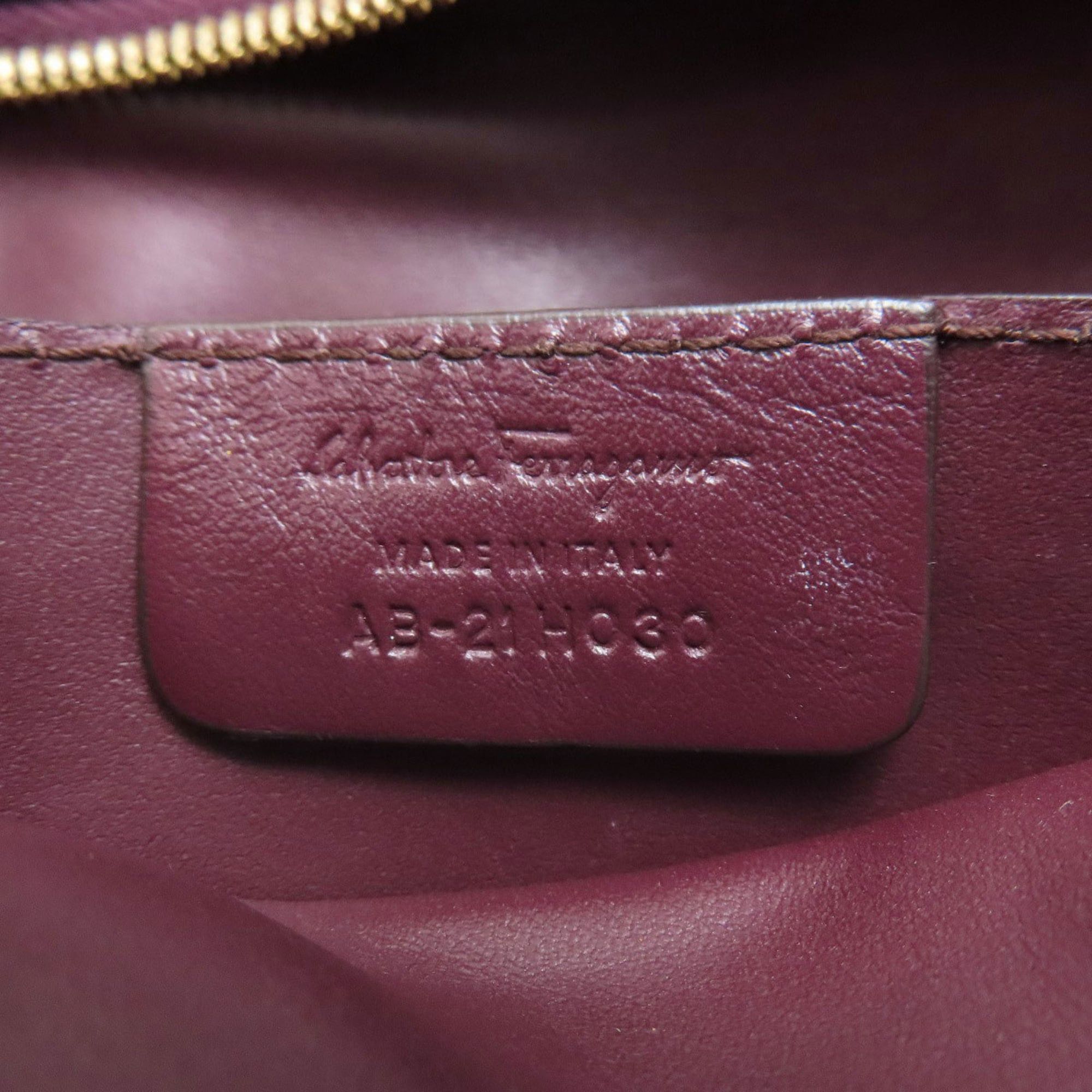 Salvatore Ferragamo Salvatore Ferragamo Gancini hardware leather shoulder bag for women Size ONE SIZE - 6 Thumbnail