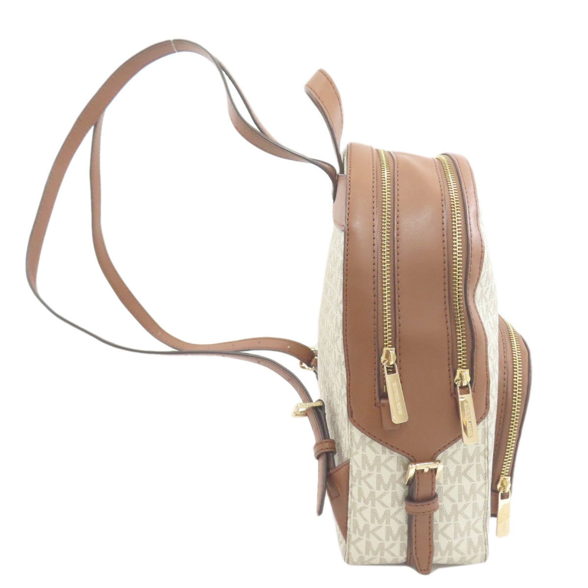 Michael Kors Michael Kors MK Signature Backpack/Daypack in Leather/PVC for Women Size ONE SIZE - 3 Thumbnail