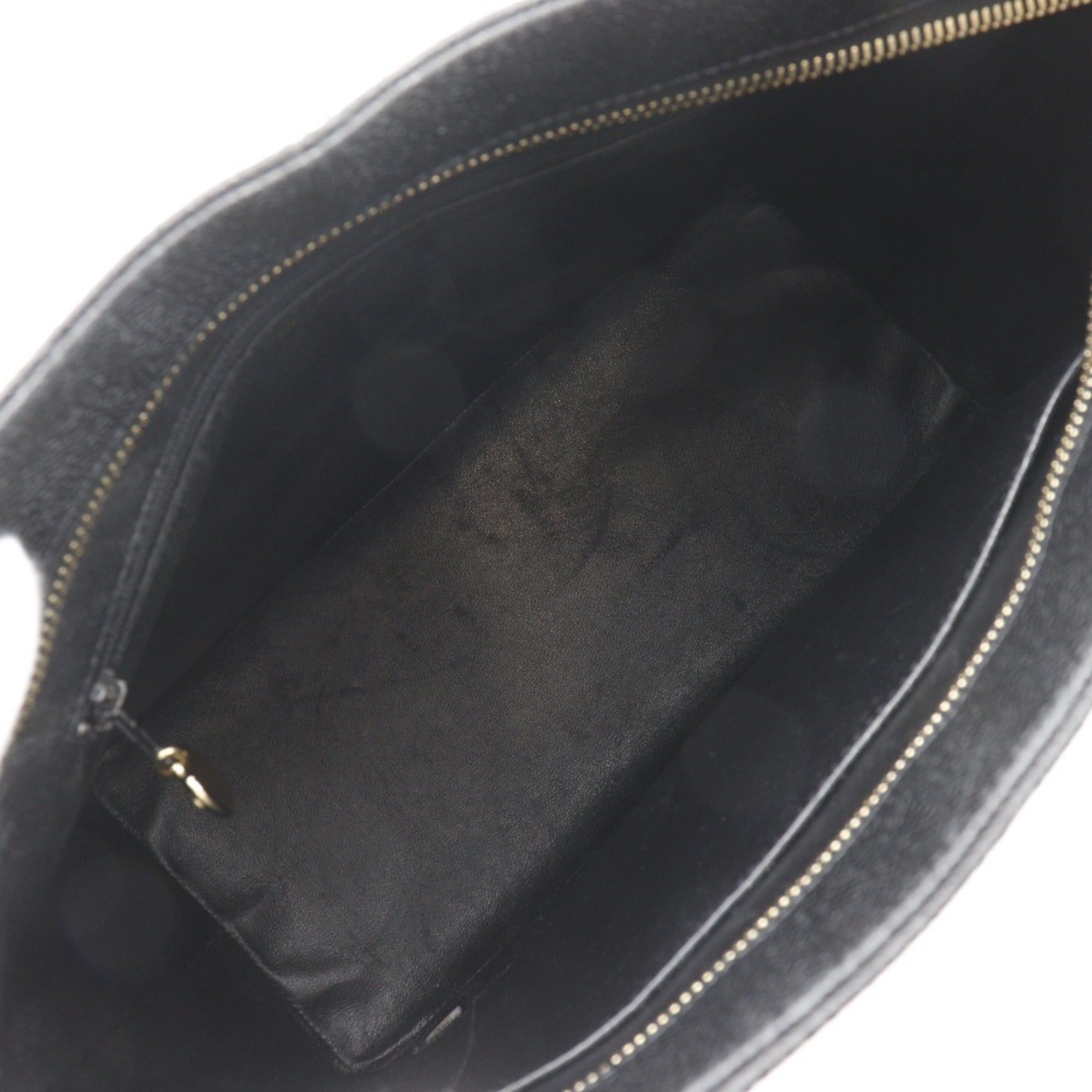 Chanel CHANEL Reissue Tote Bag, Coco Mark, Matelasse, A01804, Caviar Leather, Black, A5 Medallion Tote, Women's Size ONE SIZE - 6 Thumbnail