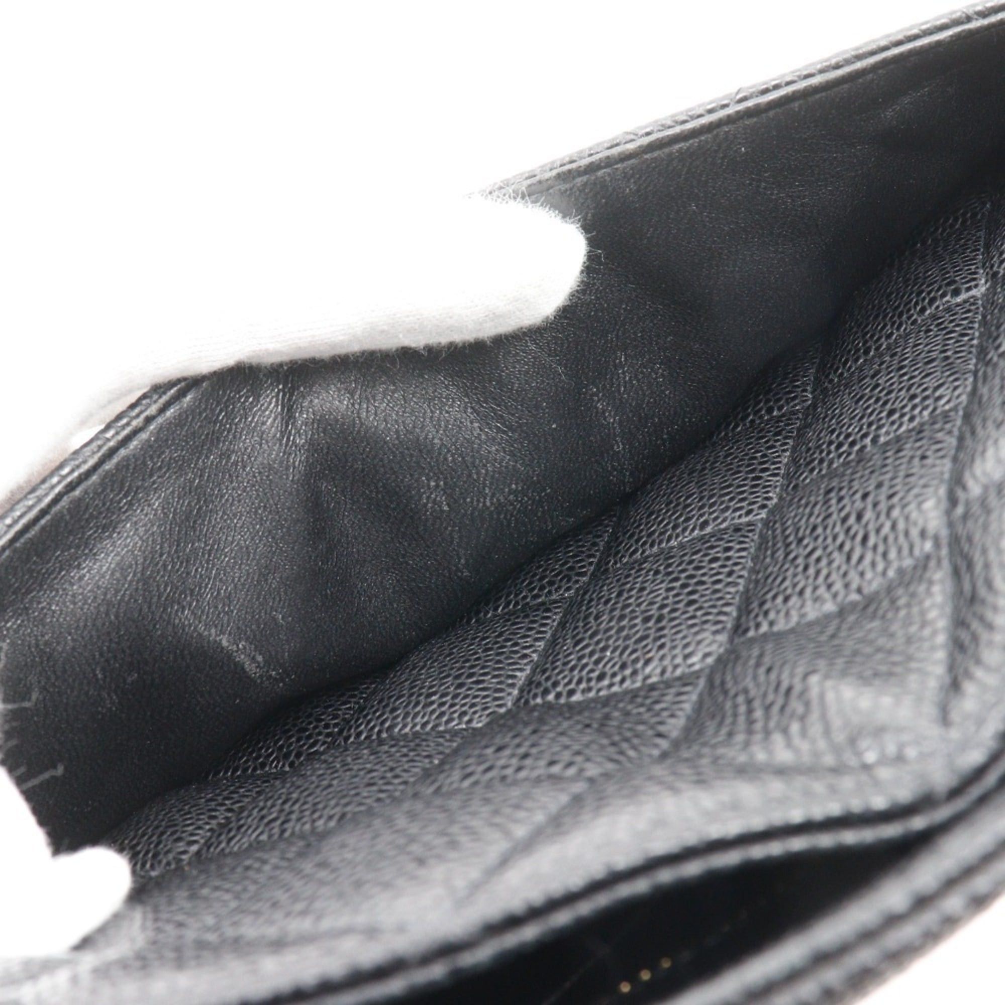 Chanel CHANEL Reissue Tote Bag, Coco Mark, Matelasse, A01804, Caviar Leather, Black, A5 Medallion Tote, Women's Size ONE SIZE - 10 Thumbnail